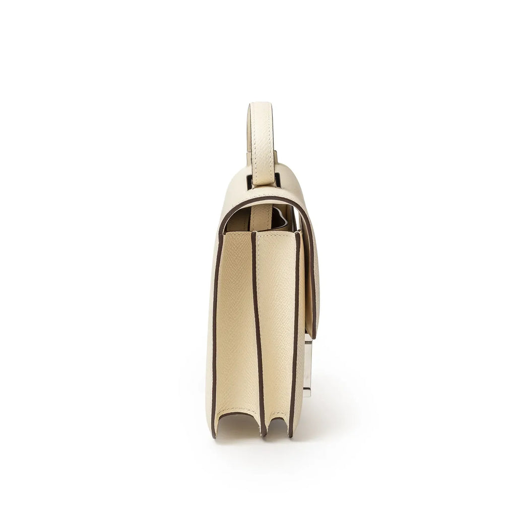 Hermès Mini Constance 18 Nata Epsom Palladium Hardware