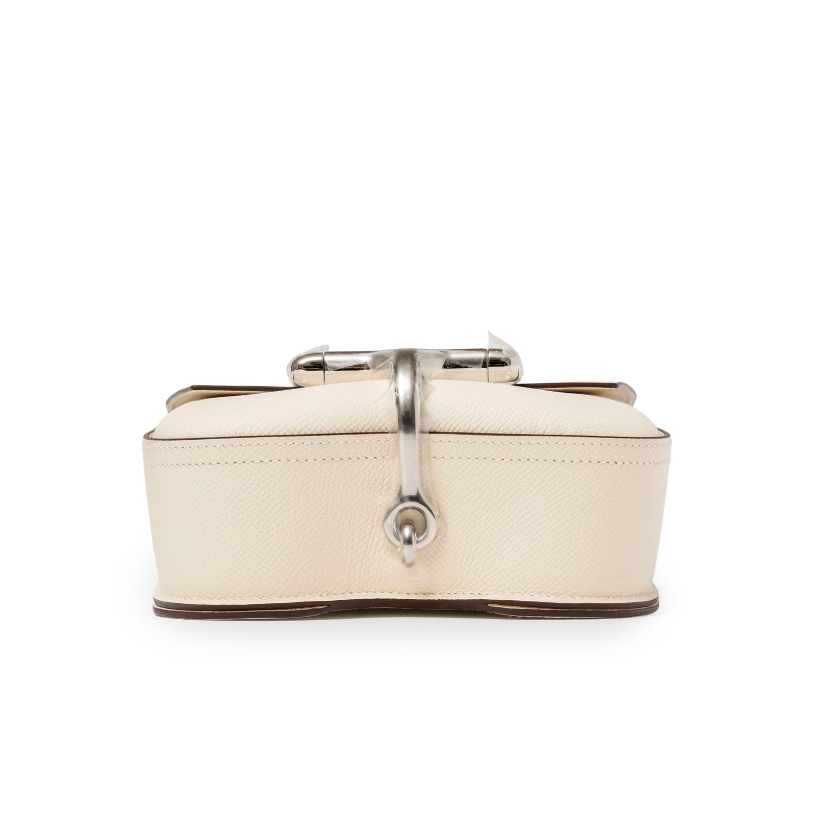 Hermès Mini Della Cavalleria Craie Epsom Palladium Hardware