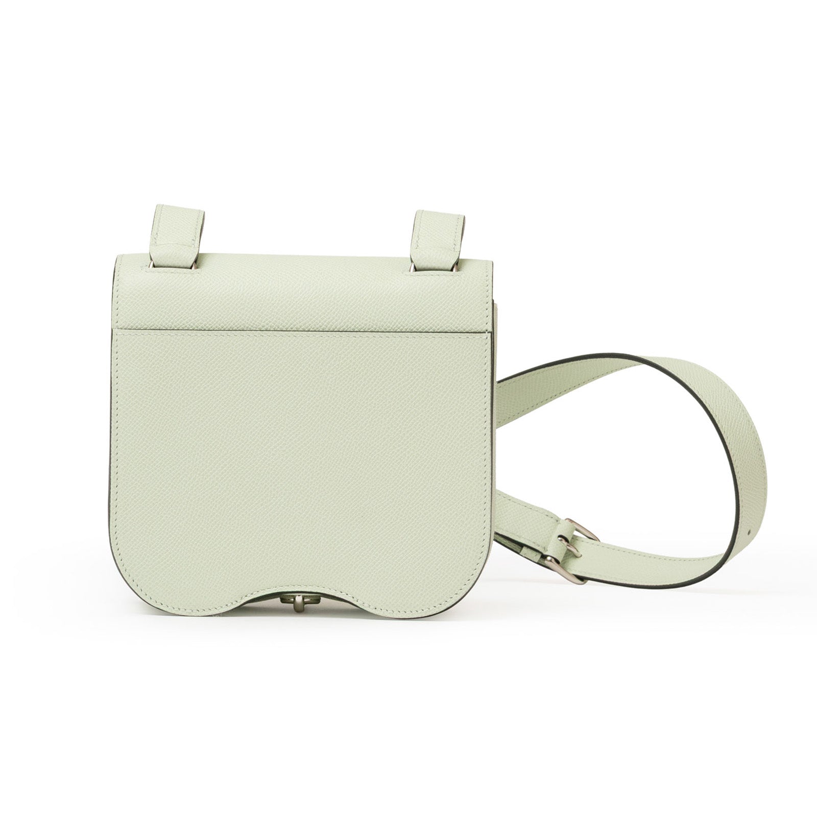 Hermès Mini Della Cavalleria Mini Vert Fizz Epsom Palladium Hardware