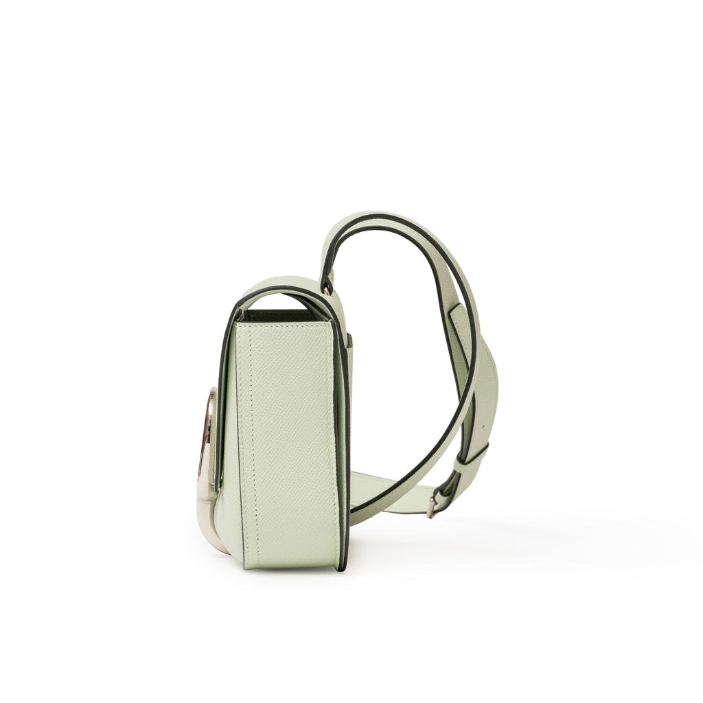 Hermès Mini Della Cavalleria Mini Vert Fizz Epsom Palladium Hardware