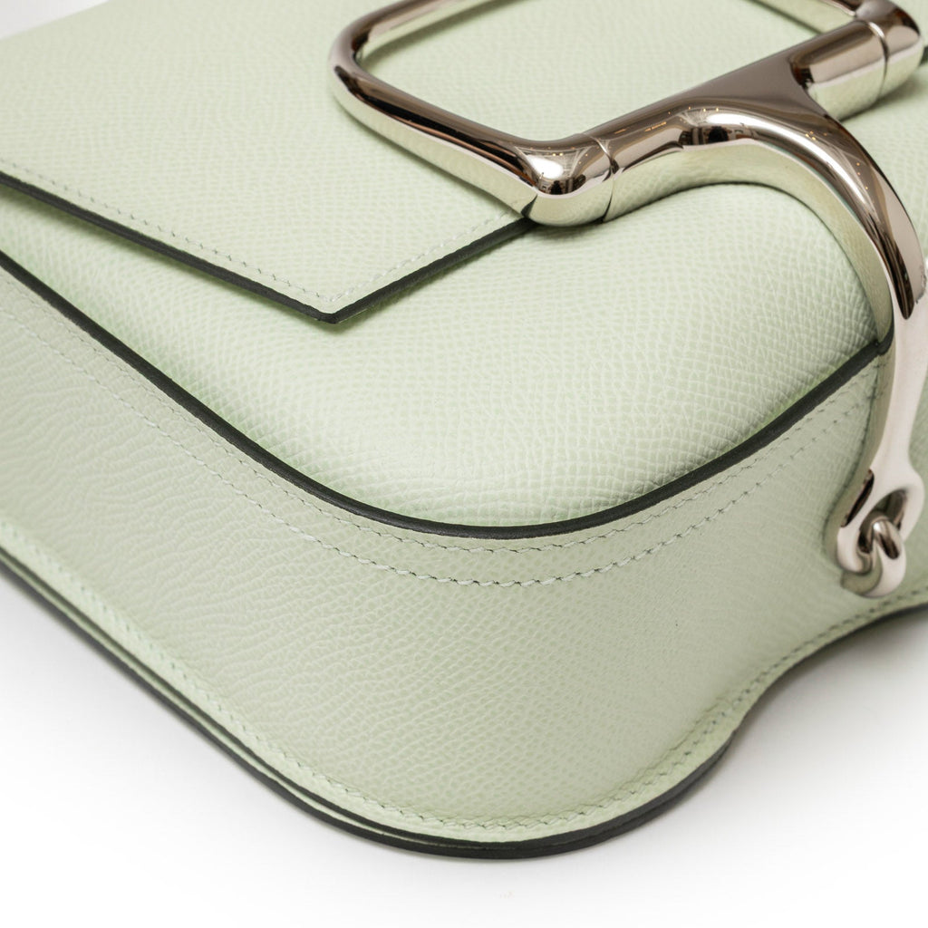 Hermès Mini Della Cavalleria Mini Vert Fizz Epsom Palladium Hardware