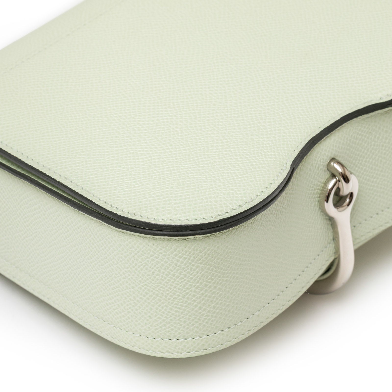 Hermès Mini Della Cavalleria Mini Vert Fizz Epsom Palladium Hardware