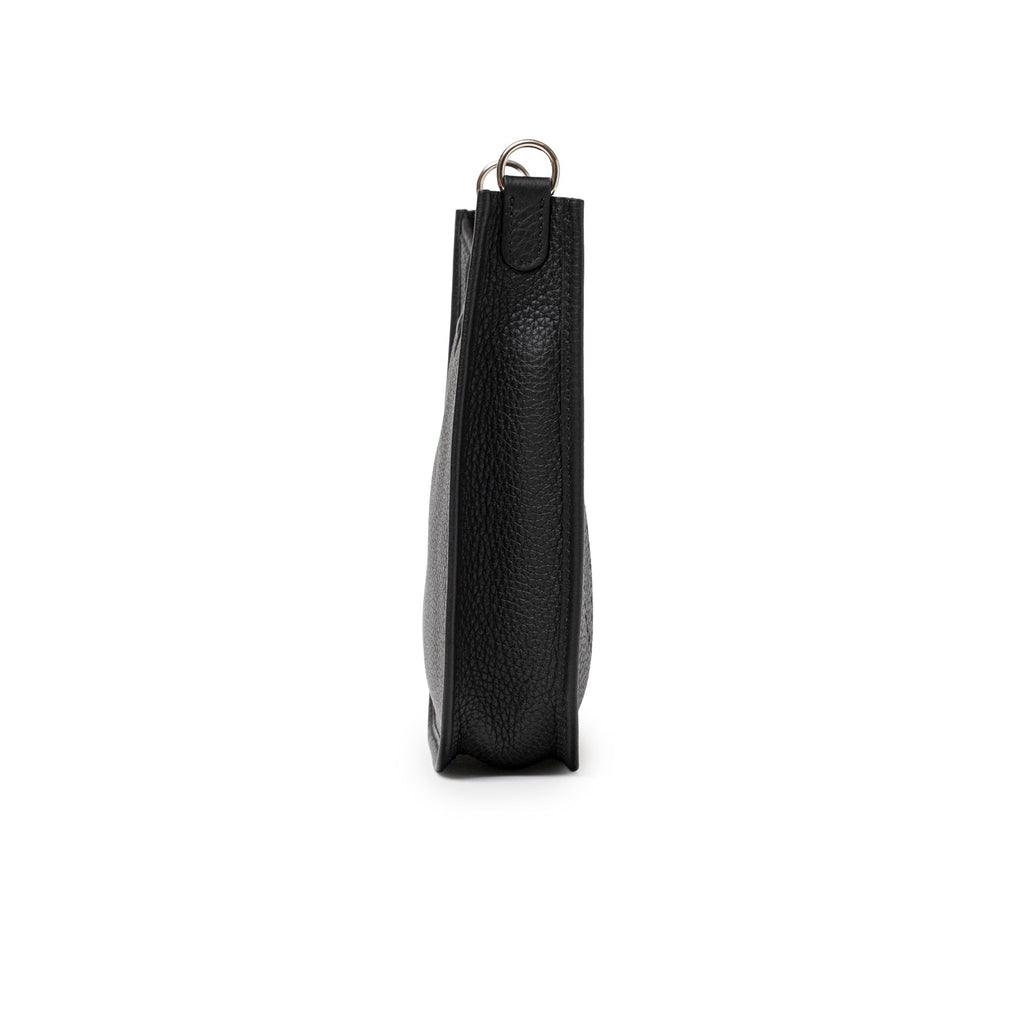 Hermès Mini Evelyne Black Clemence Palladium Hardware