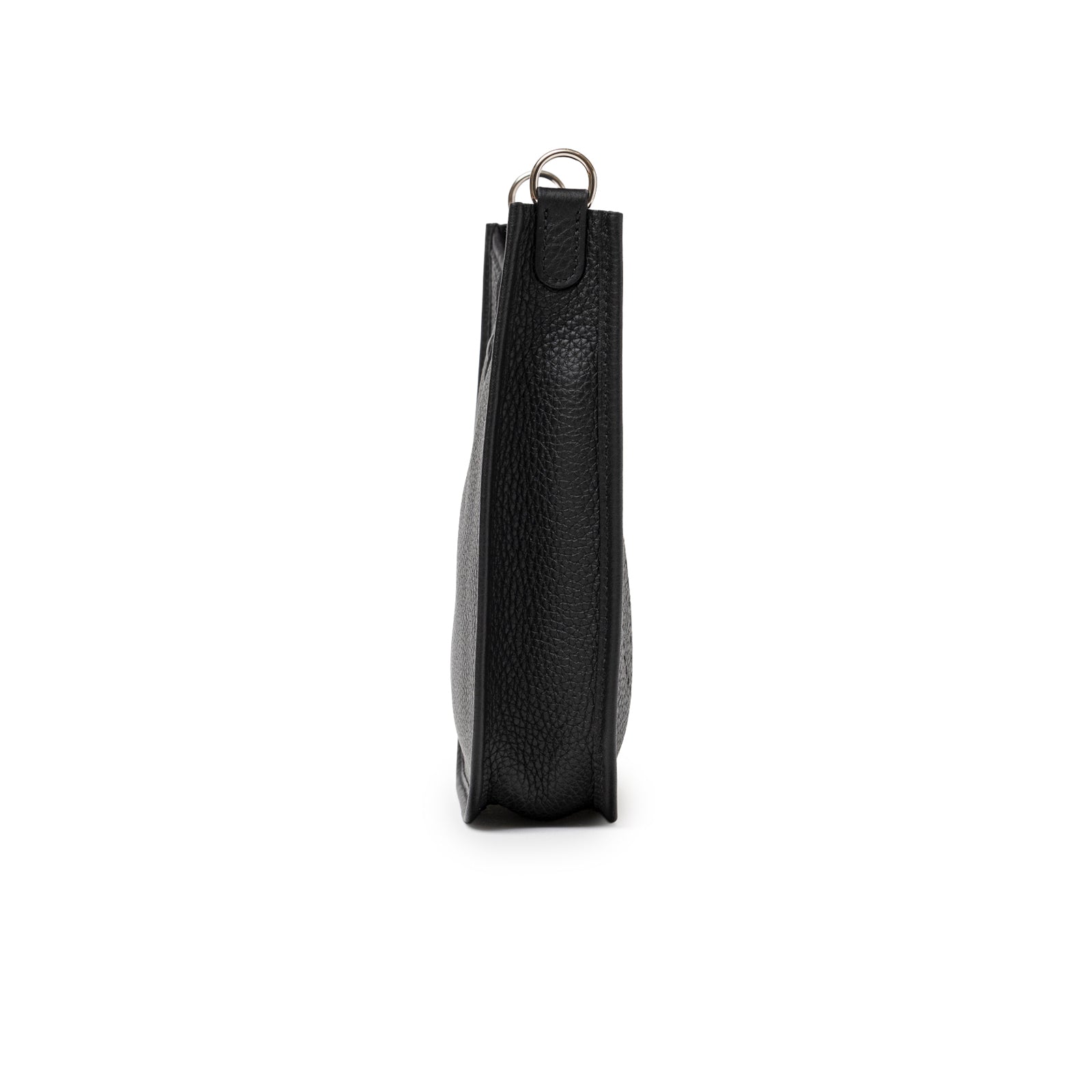 Hermès Mini Evelyne Black Clemence Palladium Hardware