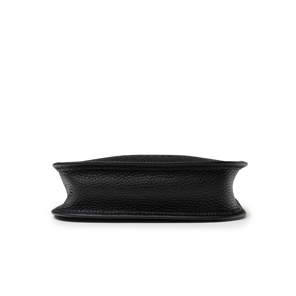 Hermès Mini Evelyne Black Clemence Palladium Hardware