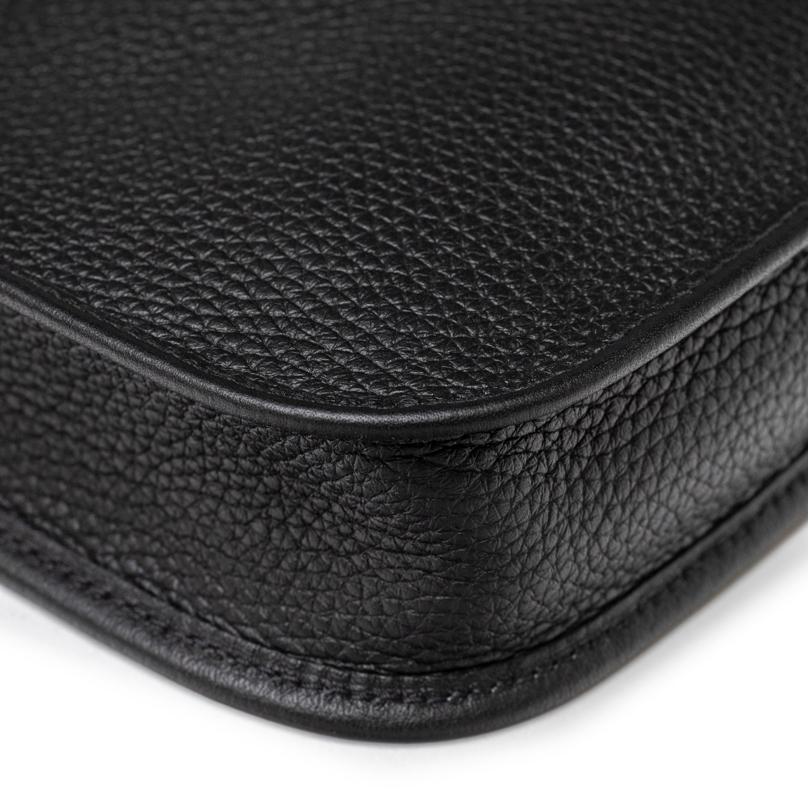 Hermès Mini Evelyne Black Clemence Palladium Hardware