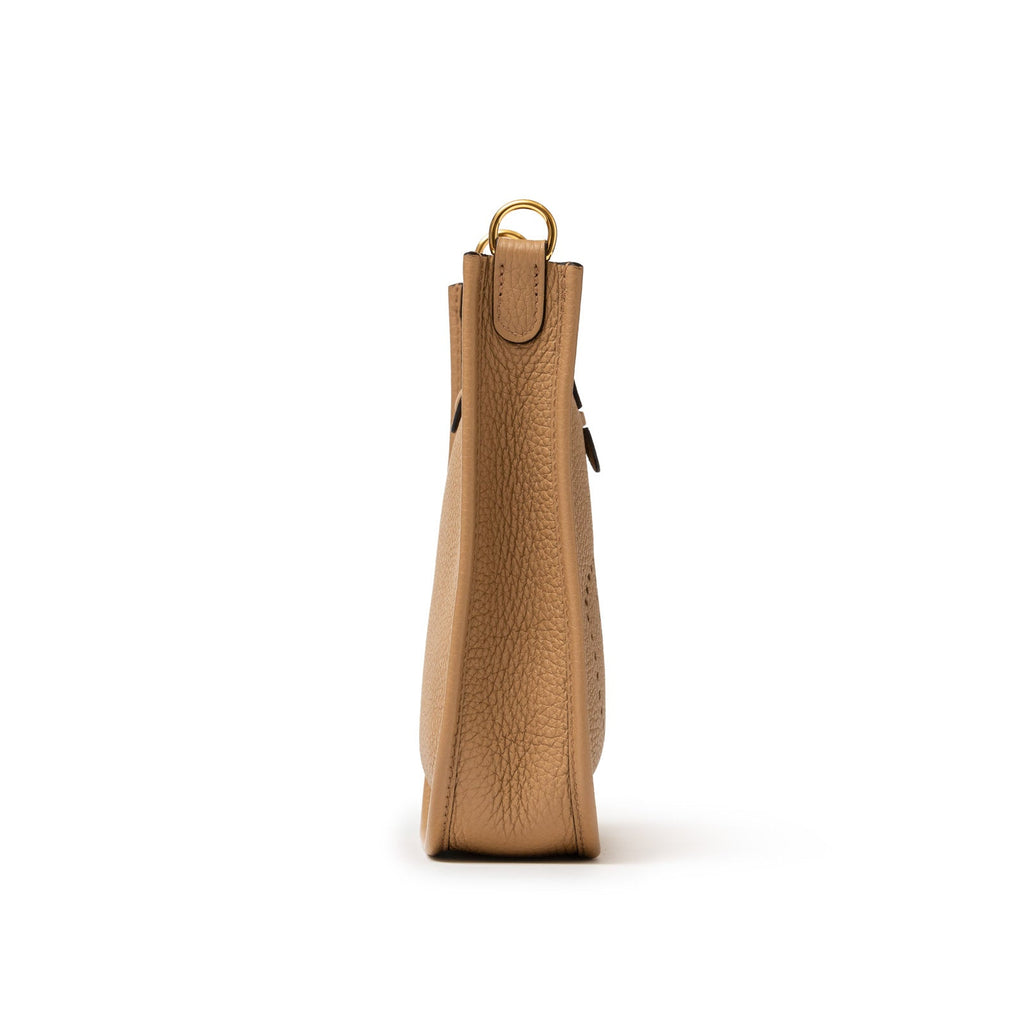 Hermès Mini Evelyne Chai Clemence Gold Hardware