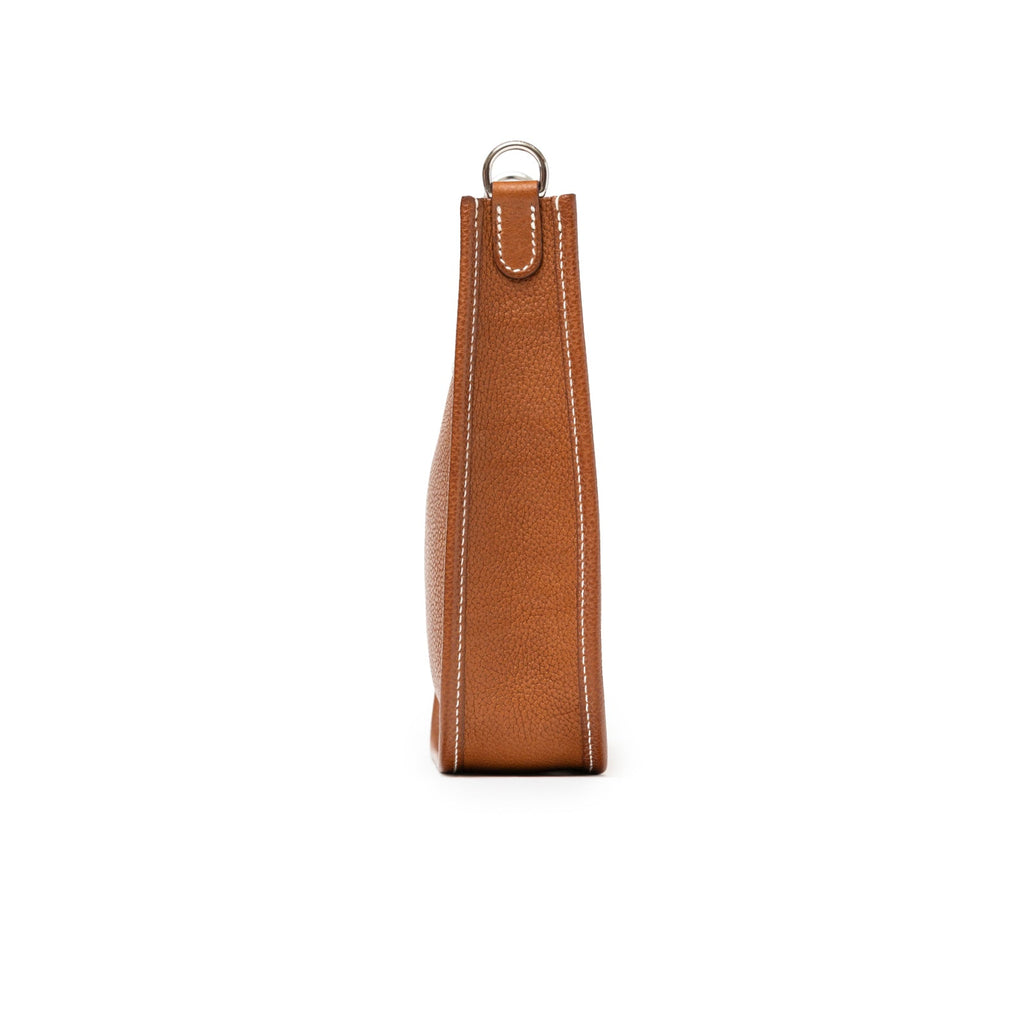 Hermès Mini Evelyne Fauve Barenia Palladium Hardware