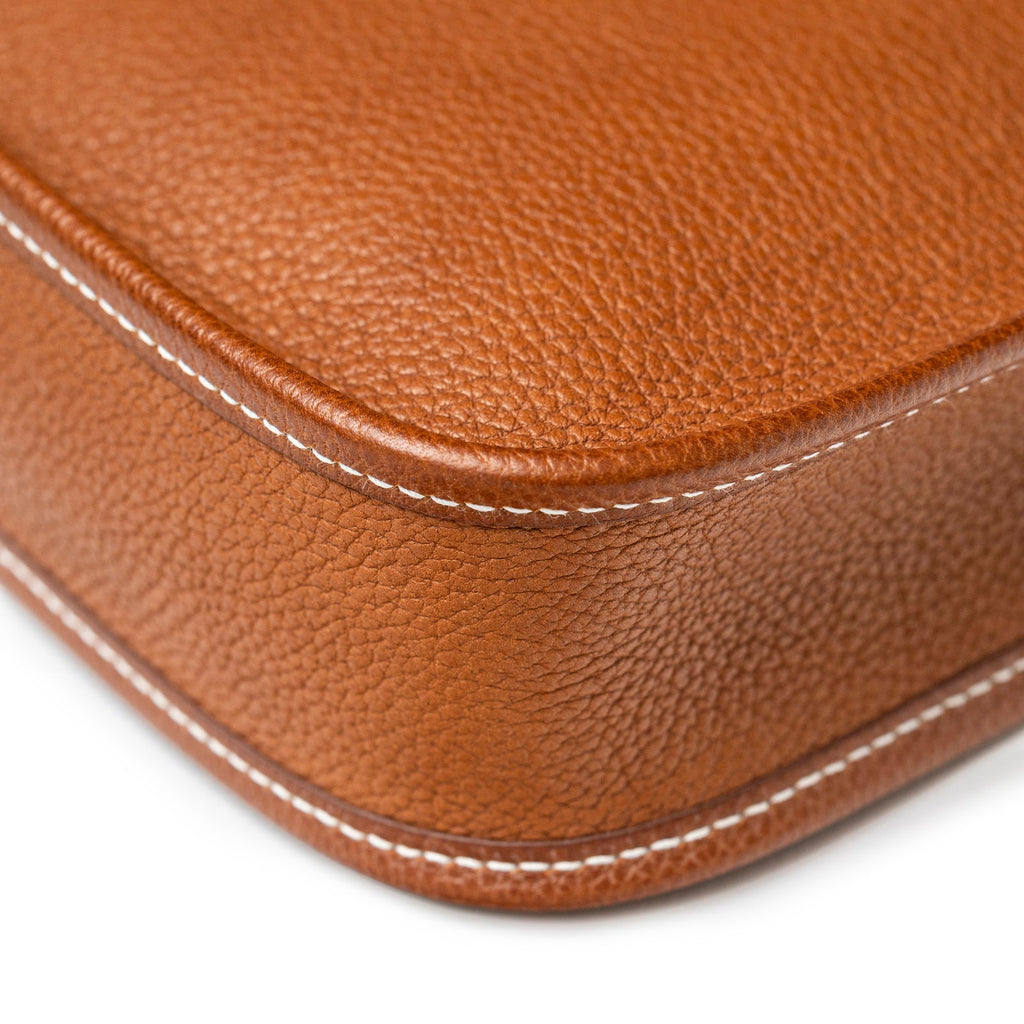 Hermès Mini Evelyne Fauve Barenia Palladium Hardware