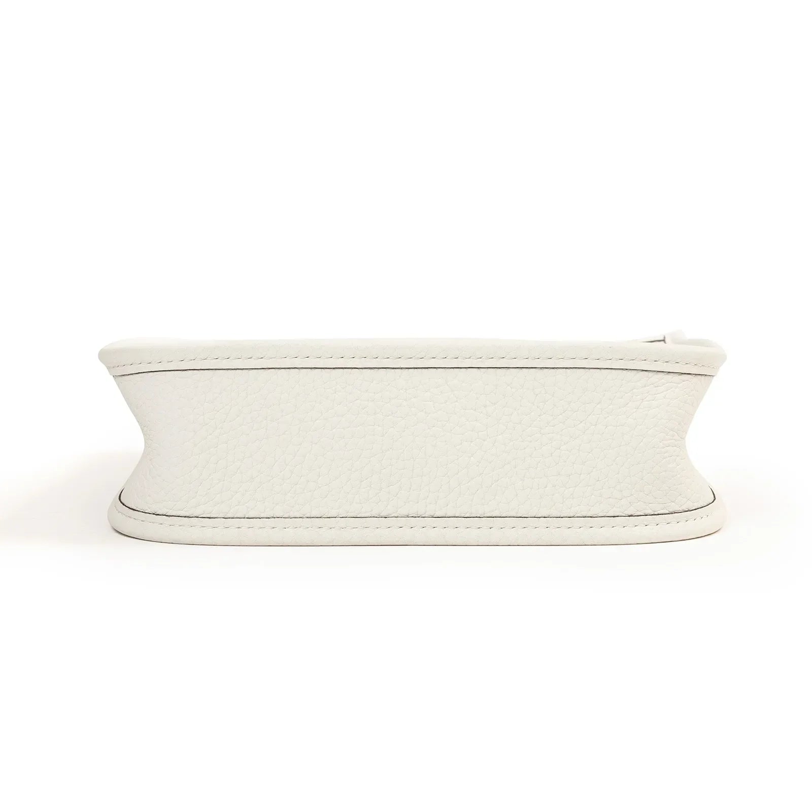 Hermès Mini Evelyne New White Clemence Gold Hardware