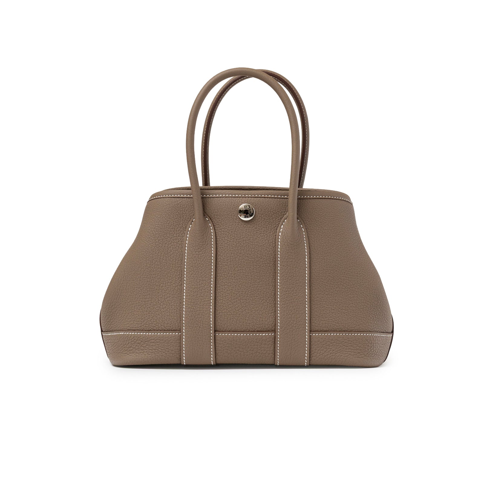 Hermès Mini Garden Party Neo 23 Etoupe Negonda Palladium Hardware