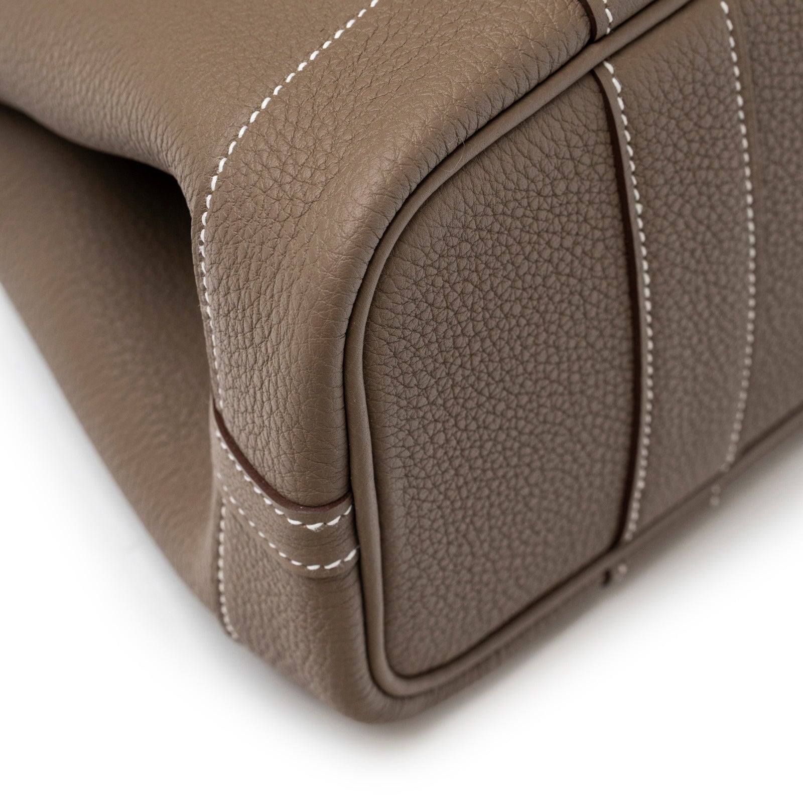 Hermès Mini Garden Party Neo 23 Etoupe Negonda Palladium Hardware