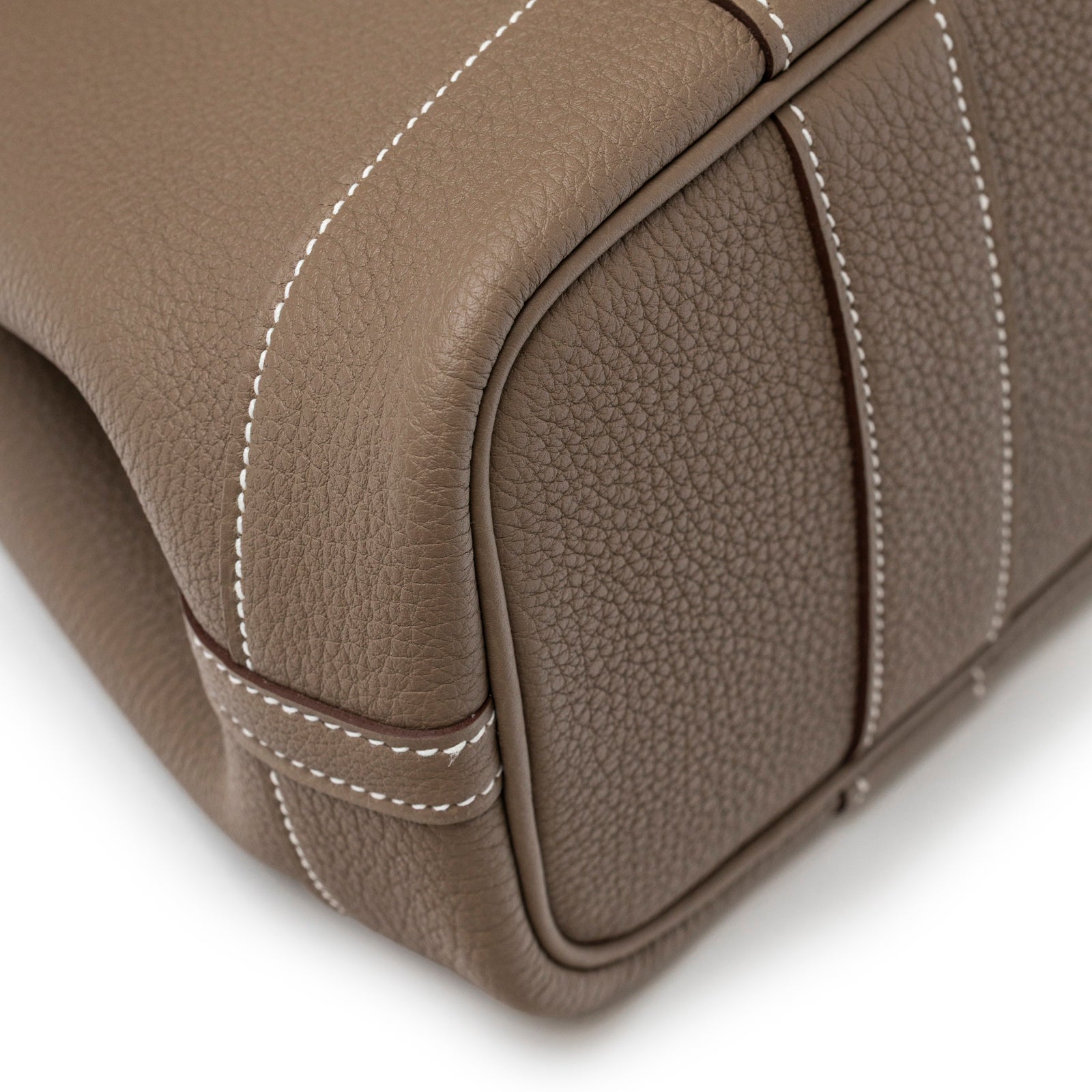 Hermès Mini Garden Party Neo 23 Etoupe Negonda Palladium Hardware