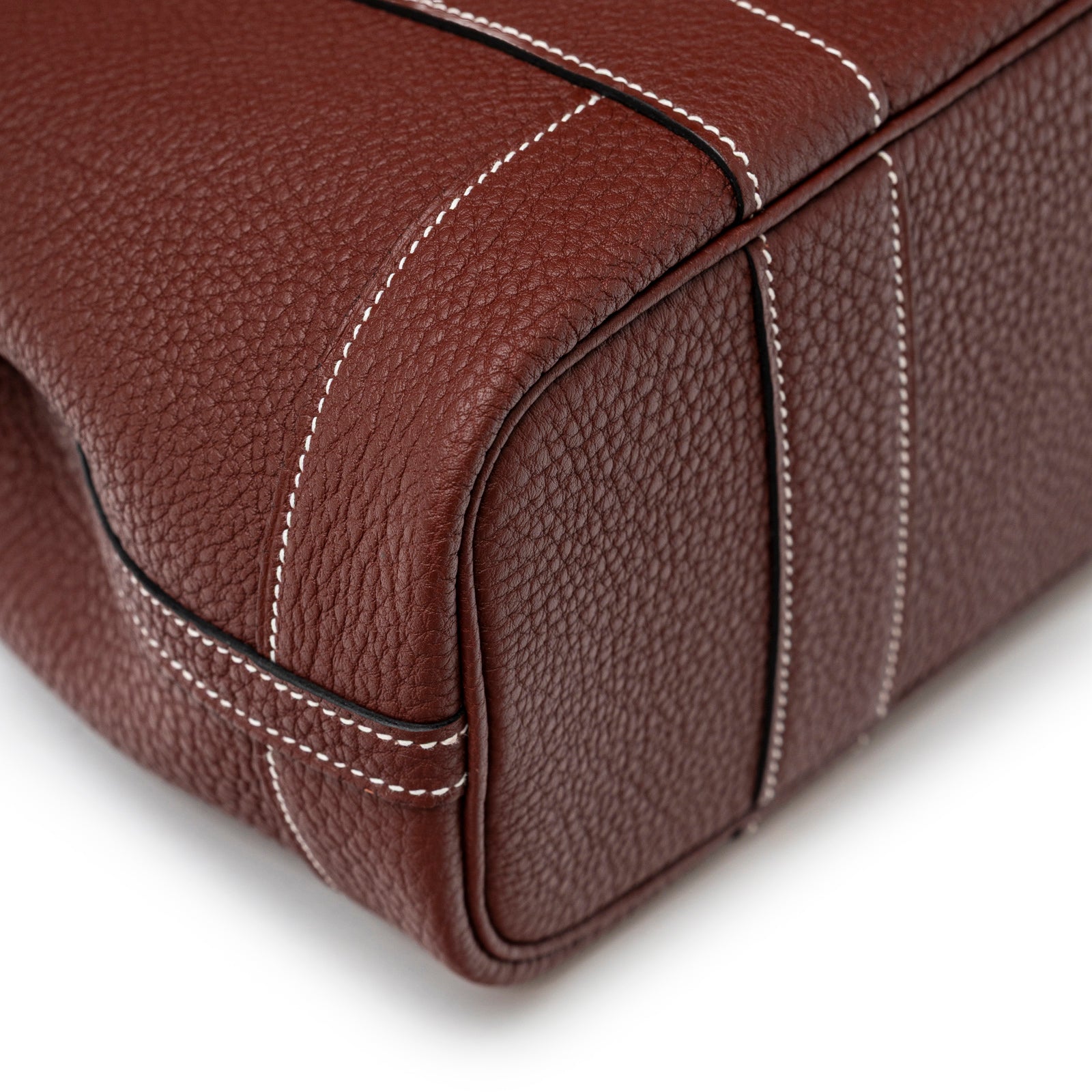 Hermès Mini Garden Party Neo 23 Rouge H Negonda Palladium Hardware