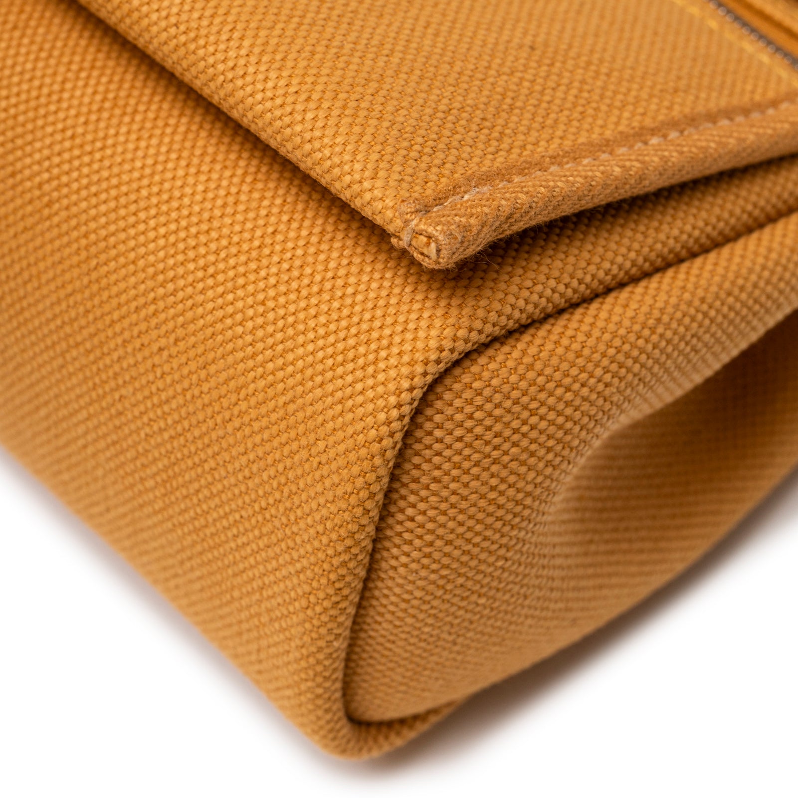 Hermès Mini Herbag Zip 20 Naturel Sable Toile and Vache Hunter Palladium Hardware