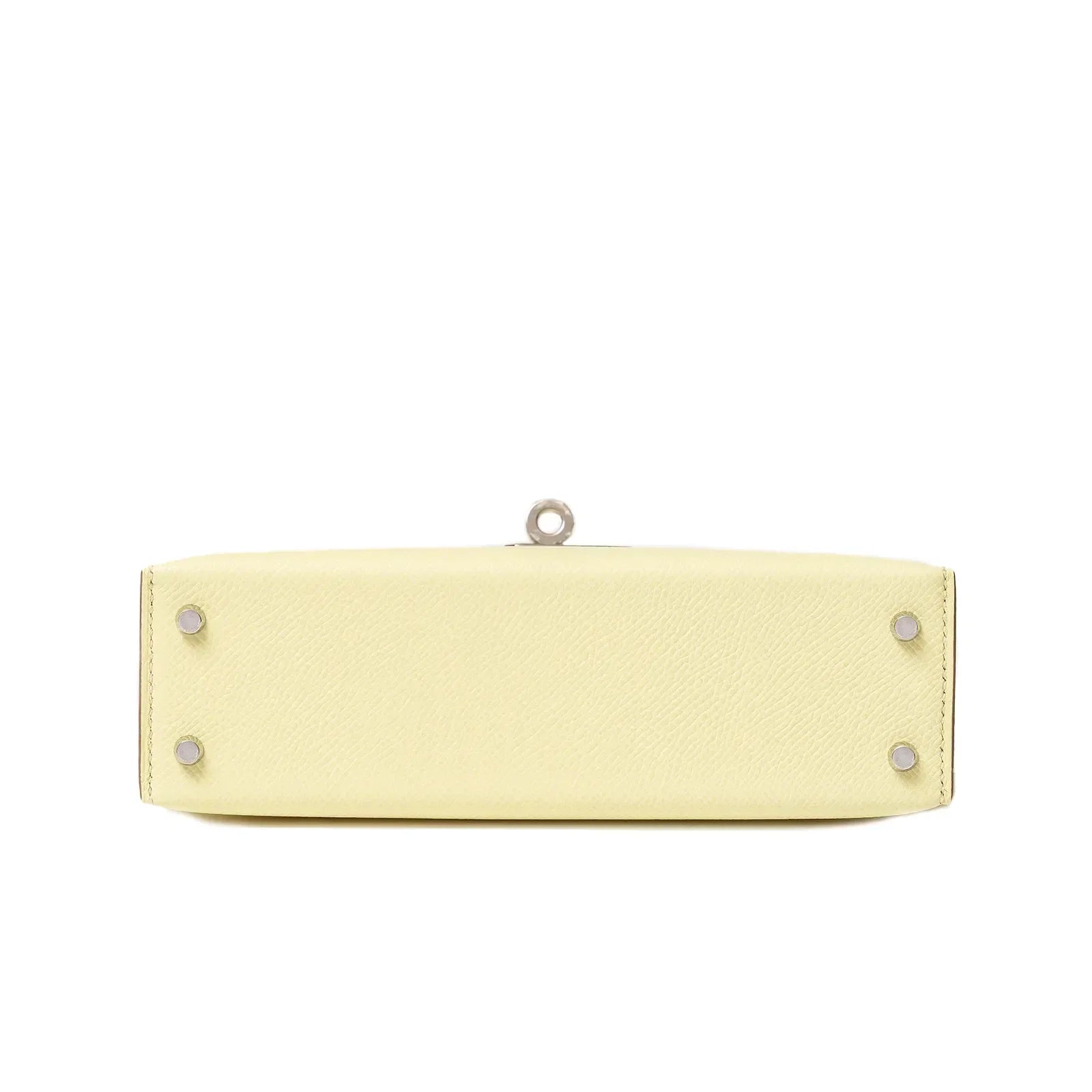 Hermès Mini Kelly II Sellier 20 Jaune Milton Epsom Palladium Hardware