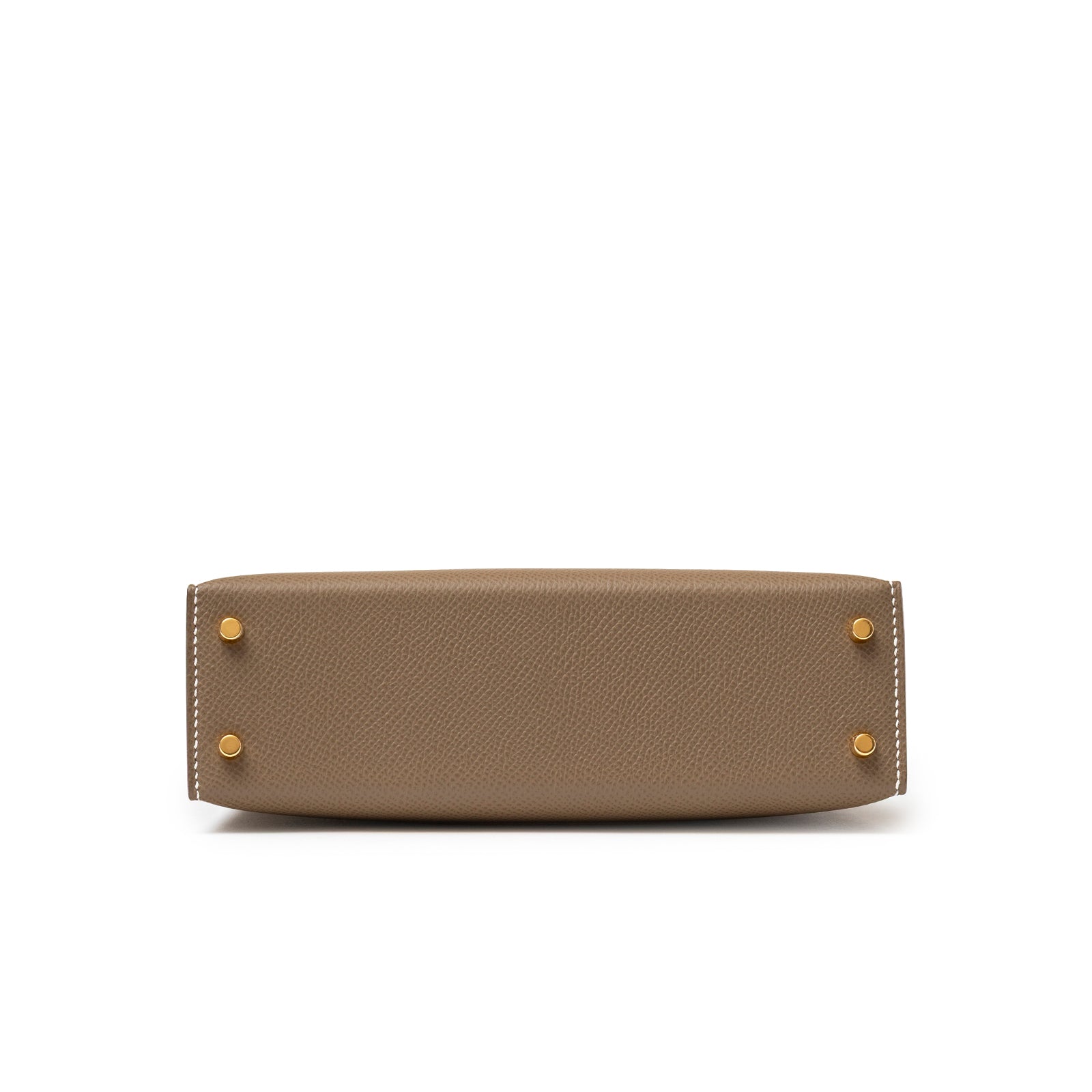 Hermès Mini Kelly II Sellier Etoupe Epsom Gold Hardware