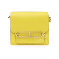 Hermès Mini Roulis Lime Evercolor Permabrass Hardware