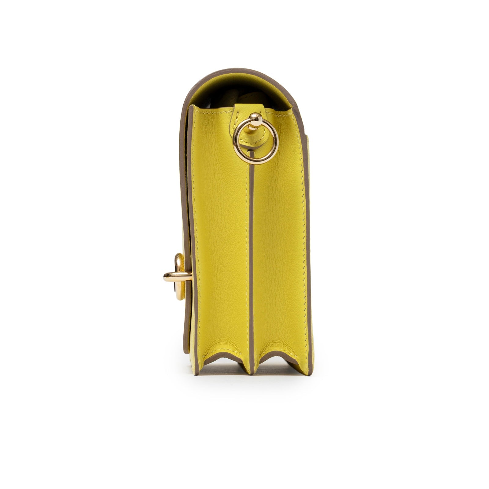 Hermès Mini Roulis Lime Evercolor Permabrass Hardware
