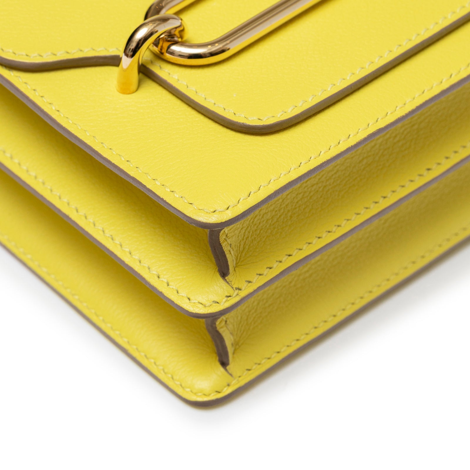 Hermès Mini Roulis Lime Evercolor Permabrass Hardware