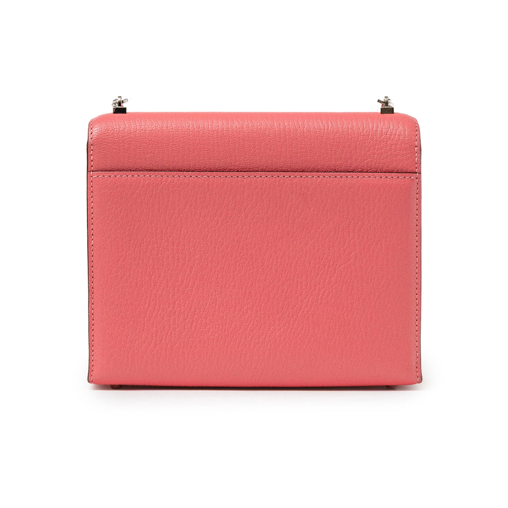 Hermès Mini Verrou Chaine Bag Rose Azalee Chevre Mysore Palladium Hardware