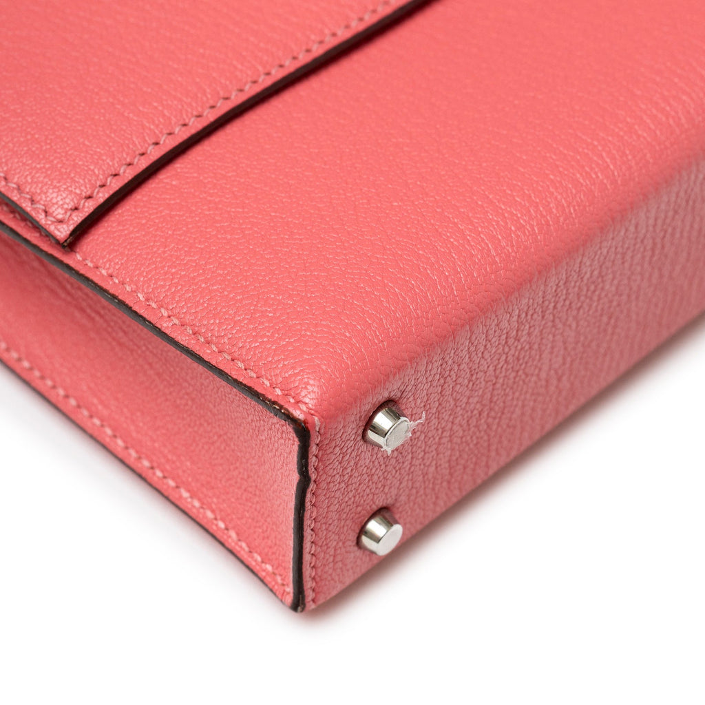 Hermès Mini Verrou Chaine Bag Rose Azalee Chevre Mysore Palladium Hardware