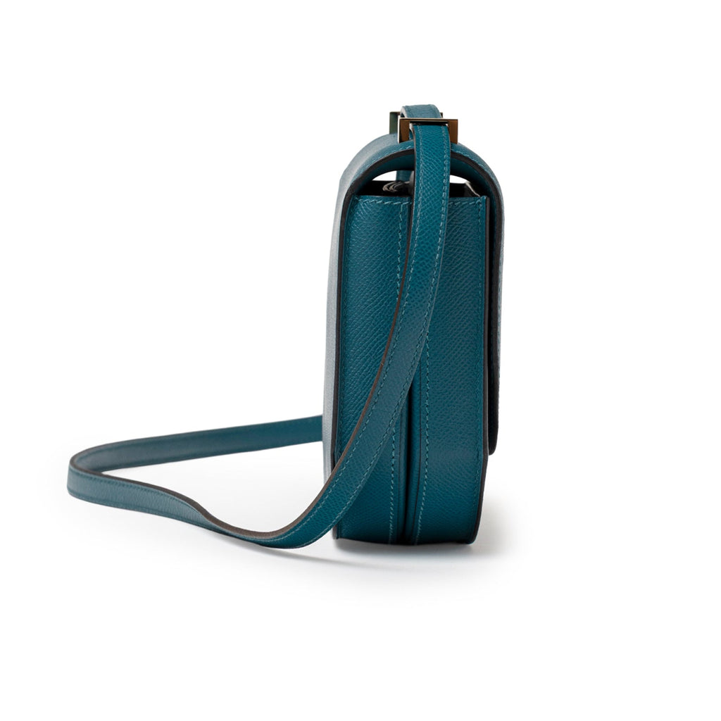 Hermès Mosaique Au 24-17 Vert Bosphore Epsom Permabrass Hardware
