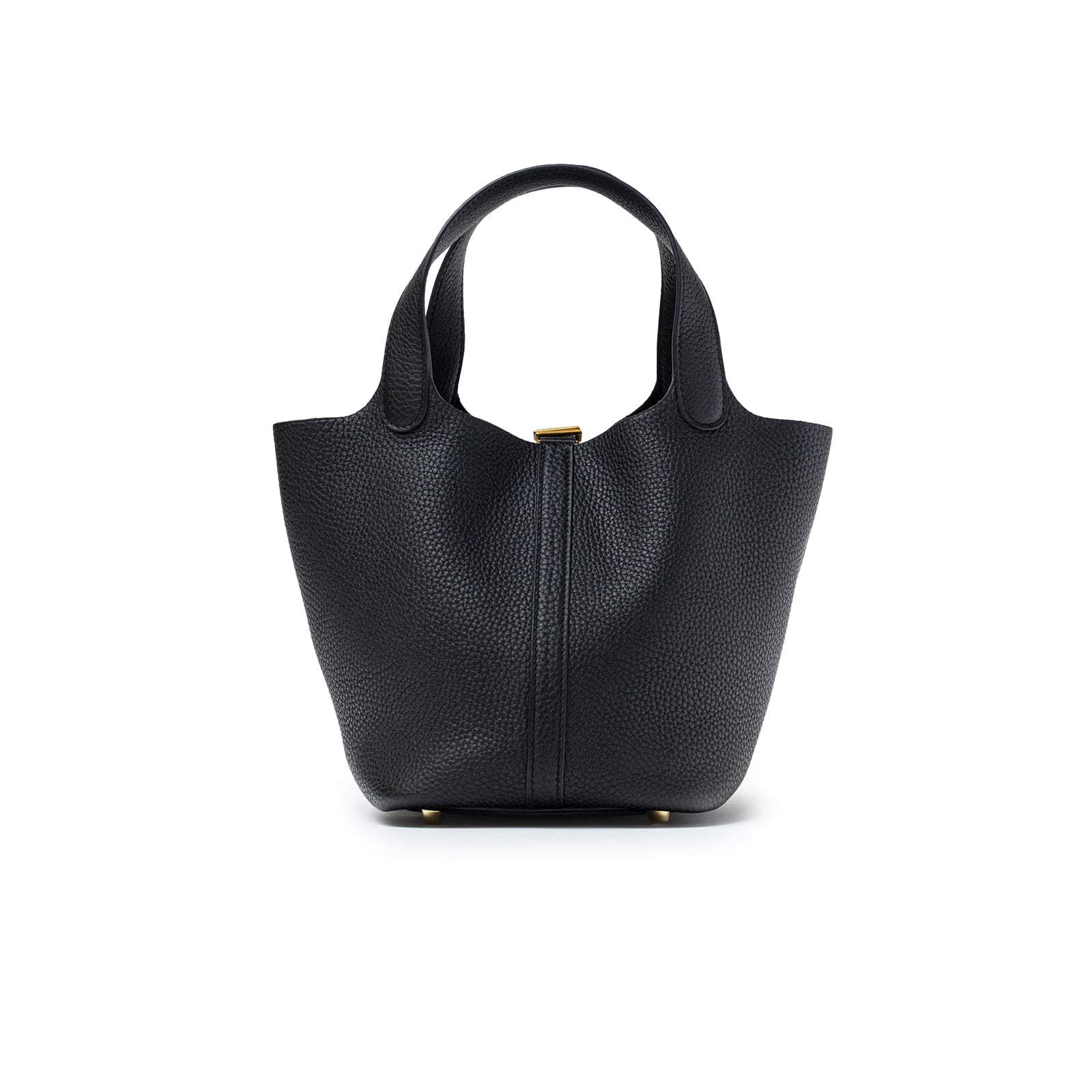 Hermès Picotin 18 Black Clemence Gold Hardware