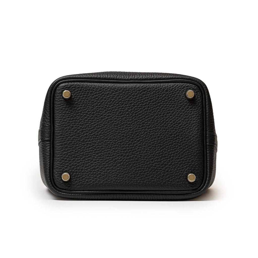 Hermès Picotin 18 Black Clemence Gold Hardware