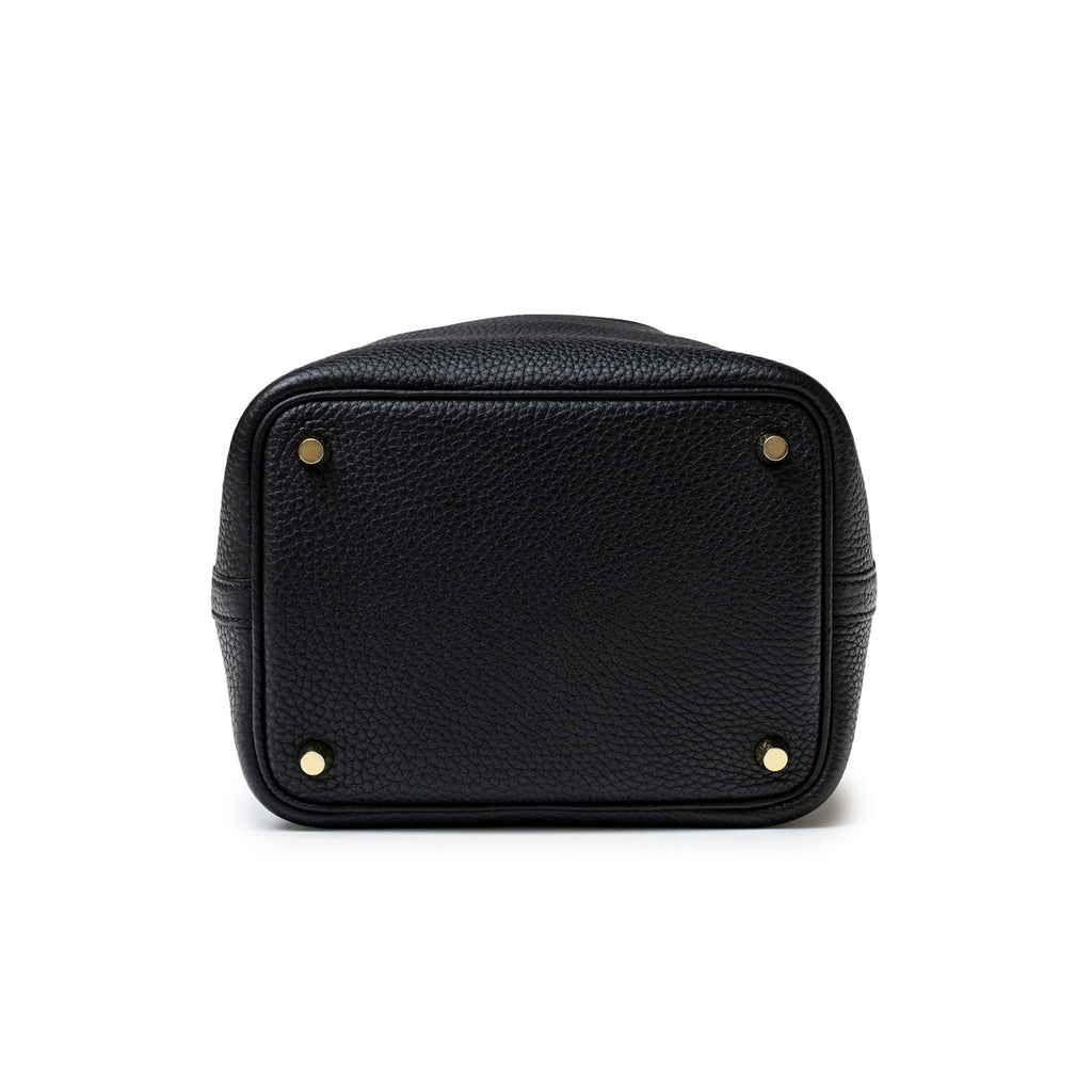 Hermès Picotin 18 Black Clemence Gold Hardware