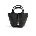 Hermès Picotin 18 Black Clemence Palladium Hardware