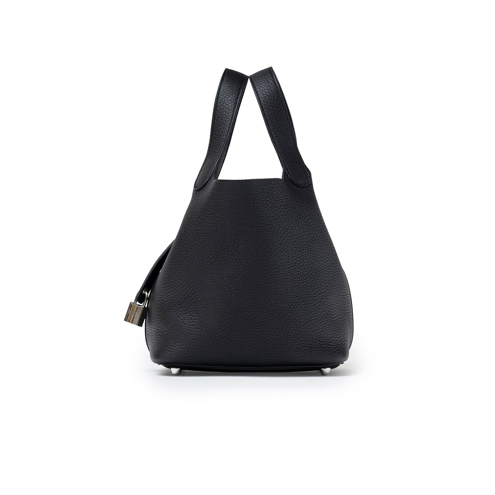 Hermès Picotin 18 Black Clemence Palladium Hardware