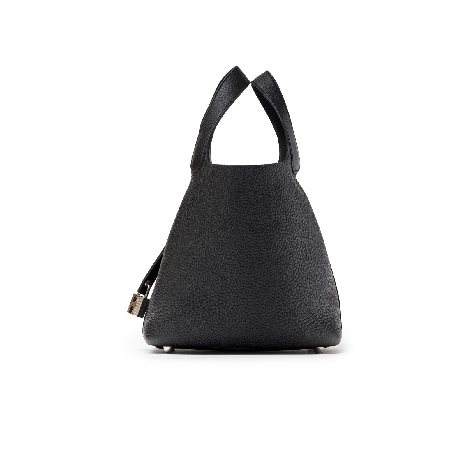 Hermès Picotin 18 Black Clemence Palladium Hardware