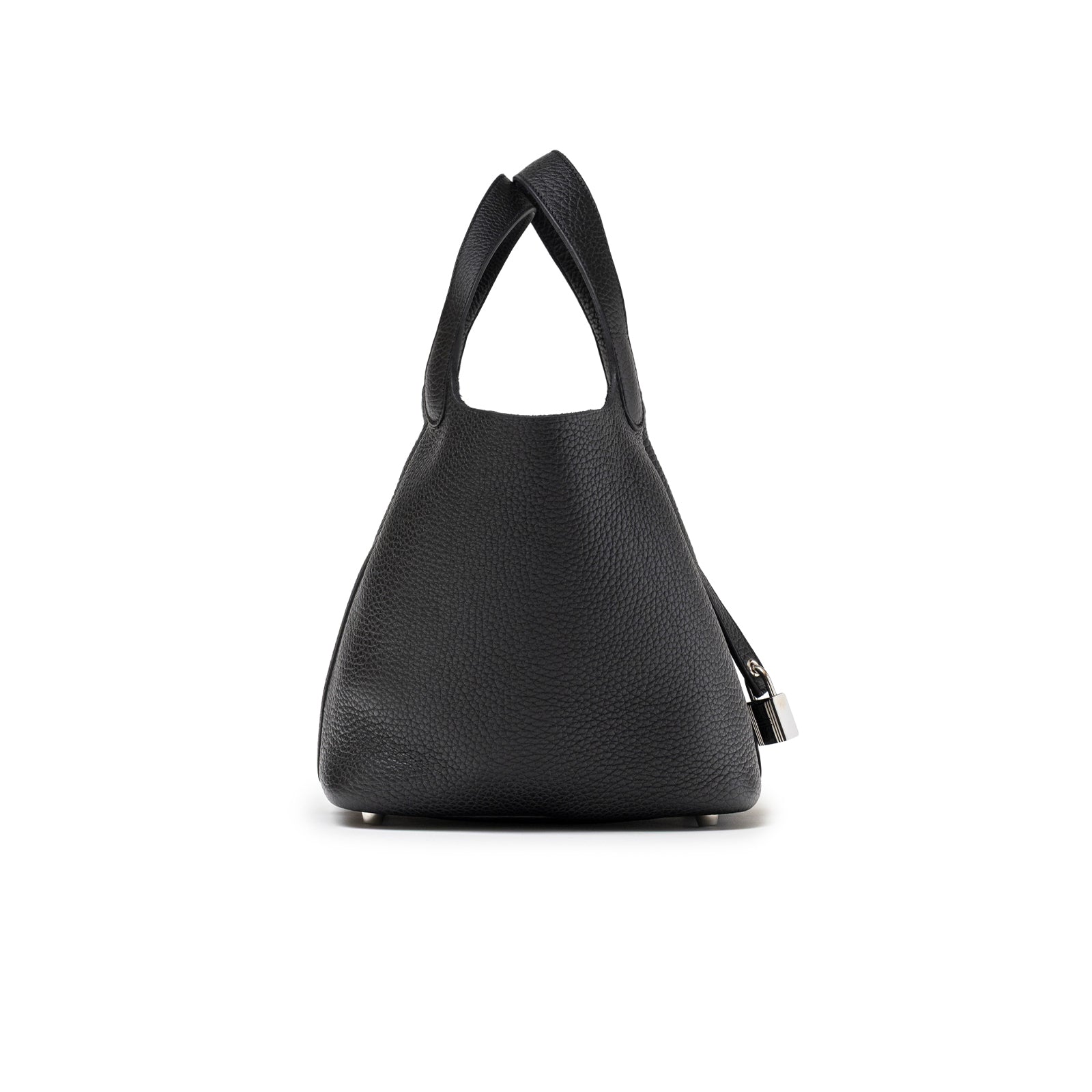 Hermès Picotin 18 Black Clemence Palladium Hardware