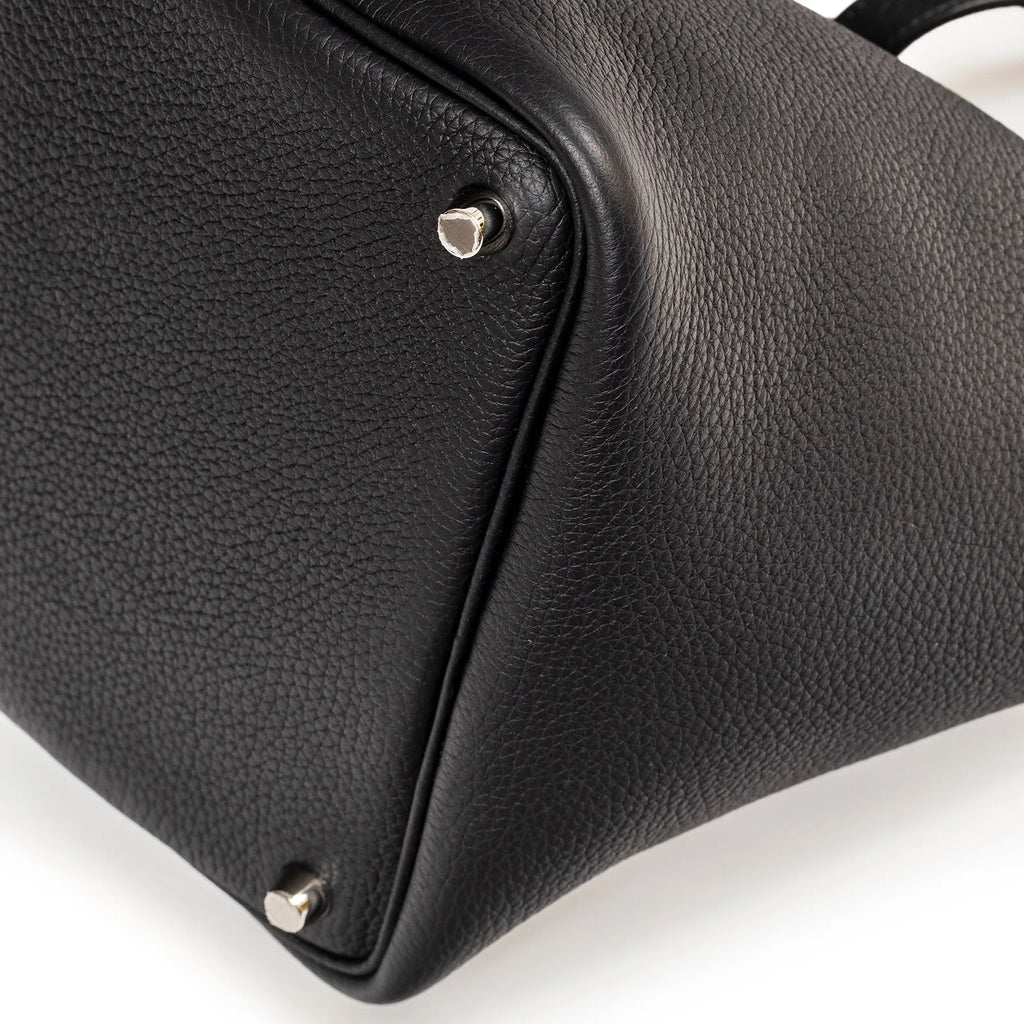 Hermès Picotin 18 Black Clemence Palladium Hardware