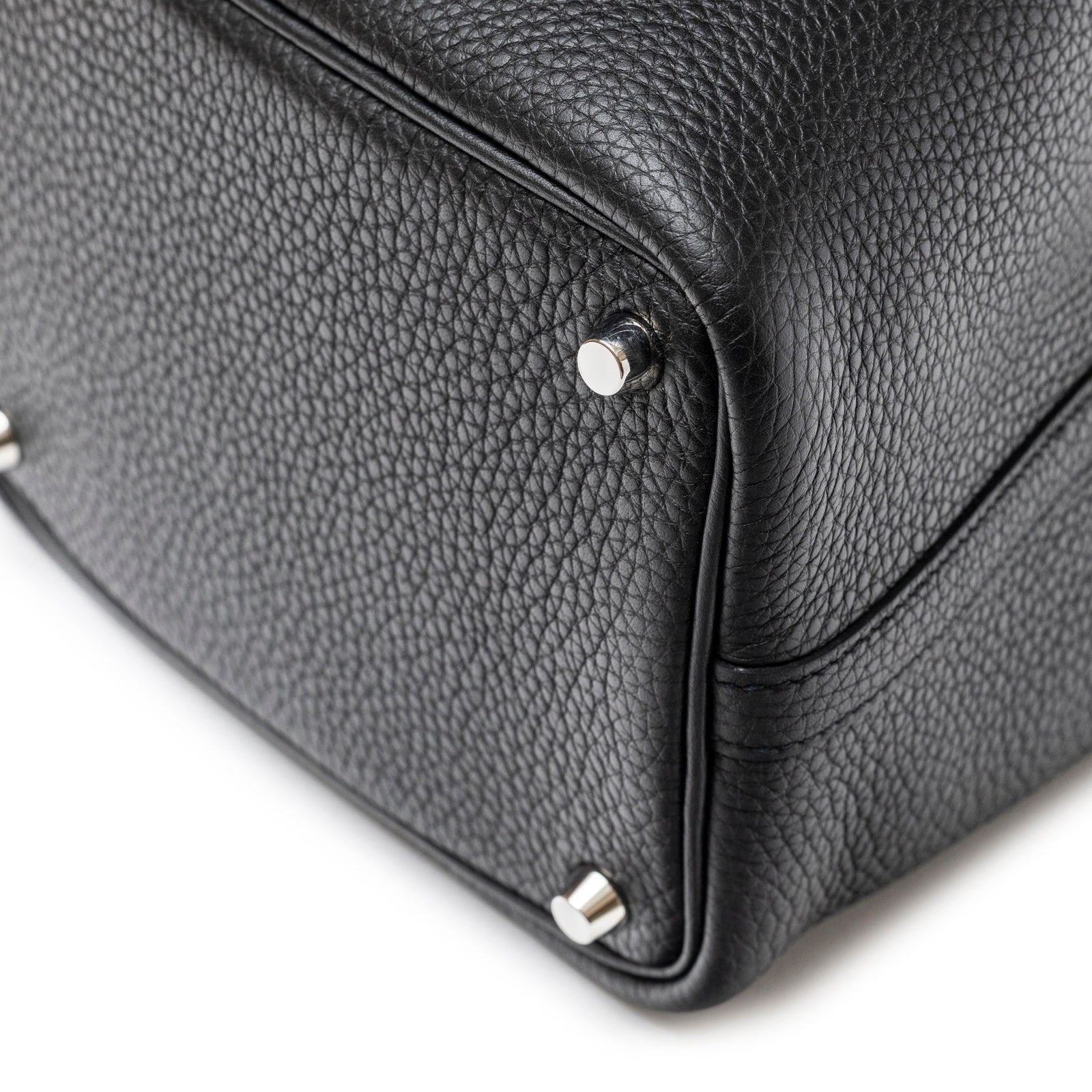 Hermès Picotin 18 Black Clemence Palladium Hardware