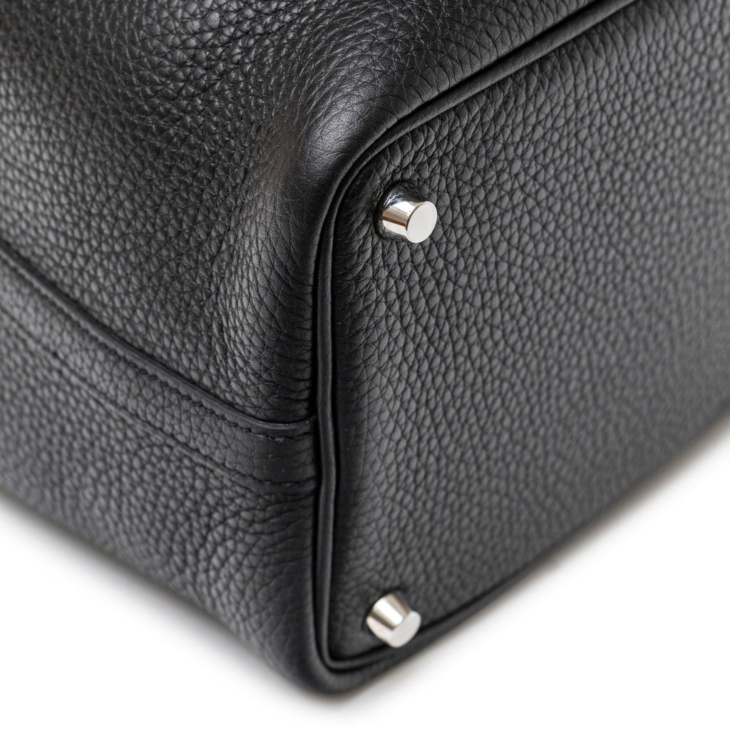 Hermès Picotin 18 Black Clemence Palladium Hardware
