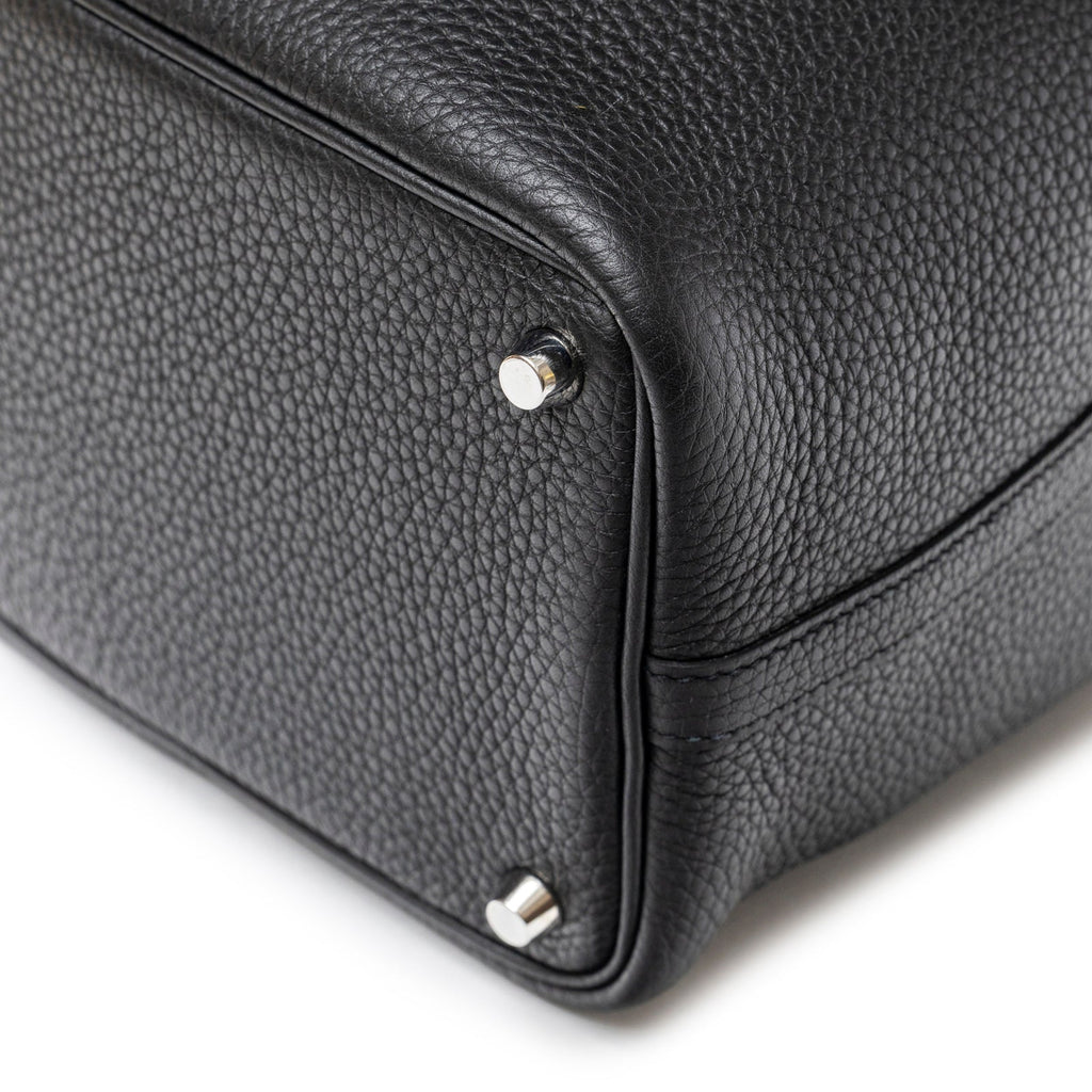 Hermès Picotin 18 Black Clemence Palladium Hardware
