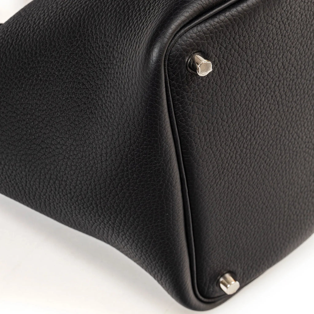 Hermès Picotin 18 Black Clemence Palladium Hardware