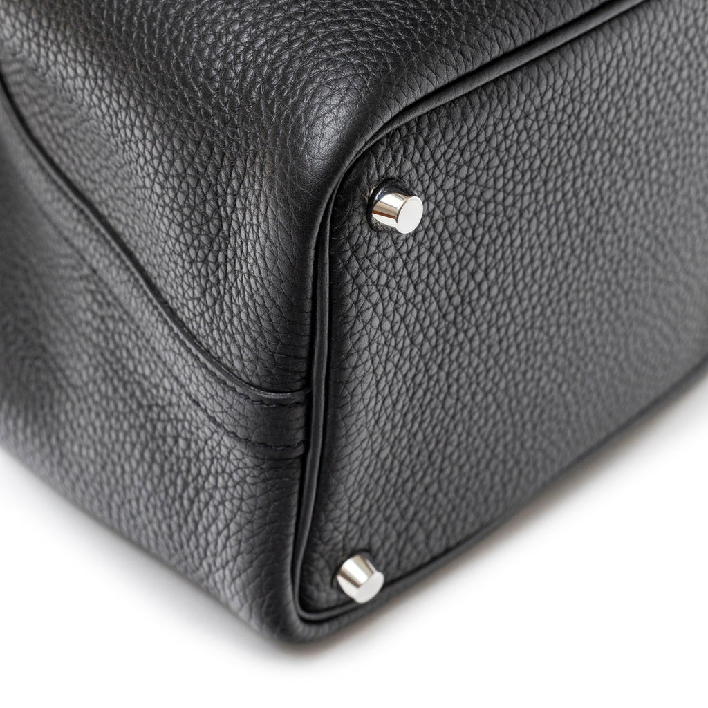 Hermès Picotin 18 Black Clemence Palladium Hardware