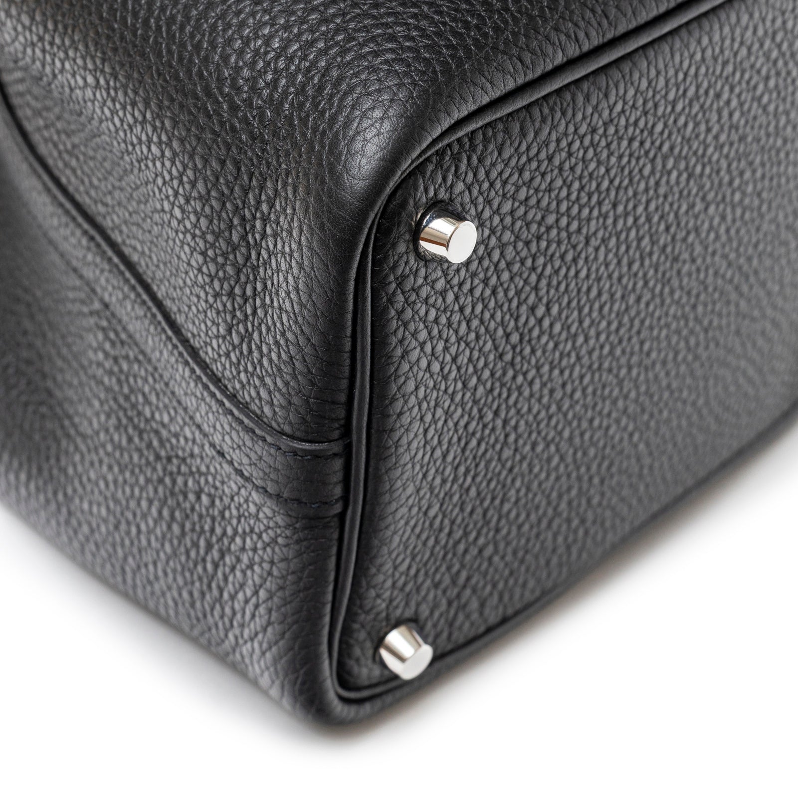 Hermès Picotin 18 Black Clemence Palladium Hardware