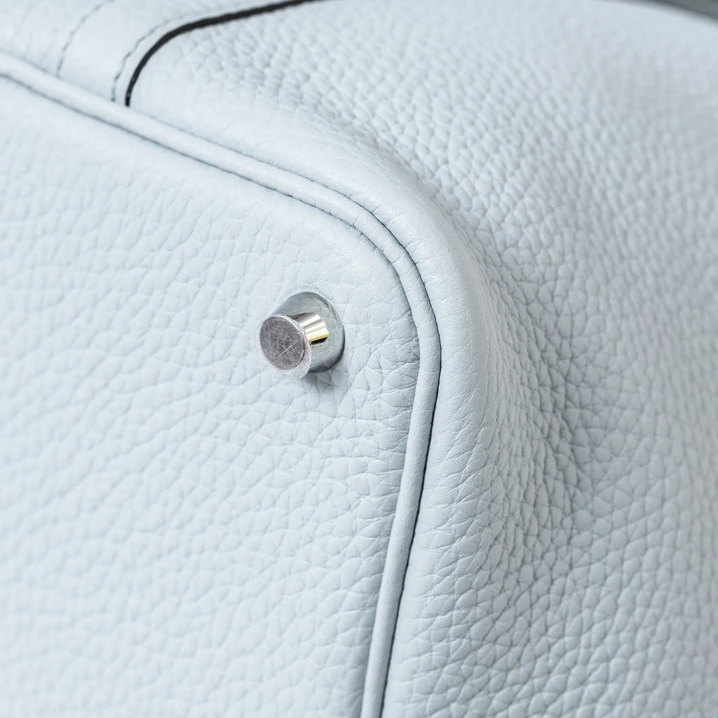 Hermès Picotin 18 Blue Pale Clemence Palladium Hardware