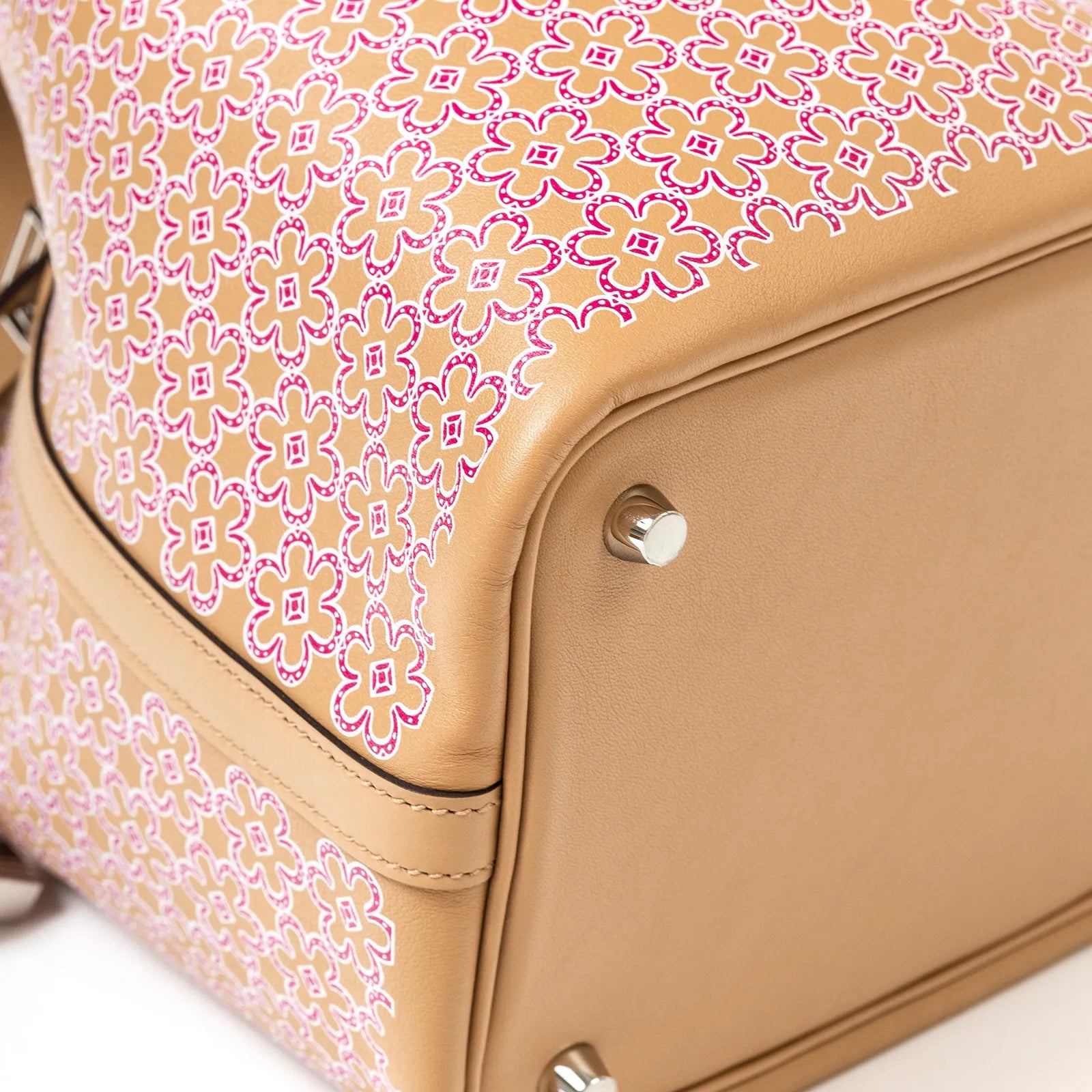 Hermès Picotin 18 Daisy Chai/Rose/Blanc Swift Palladium Hardware