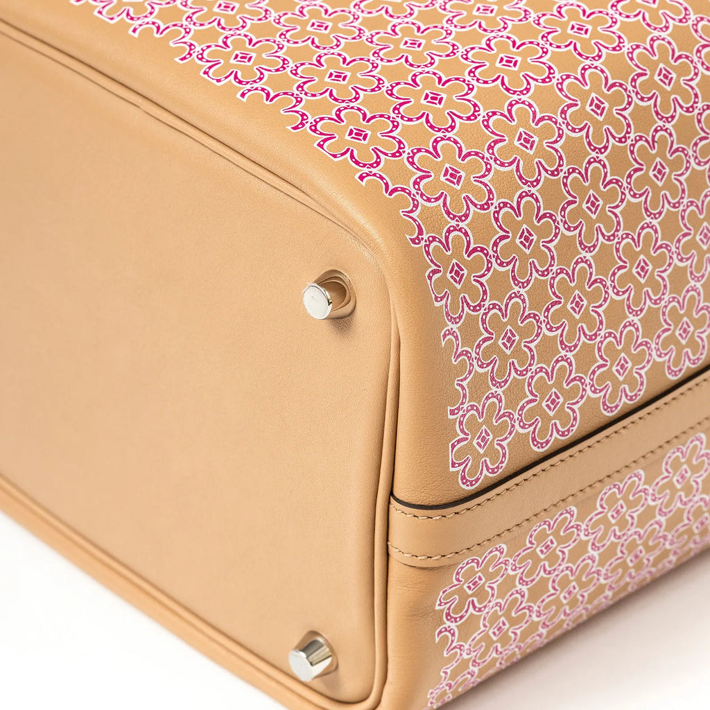 Hermès Picotin 18 Daisy Chai/Rose/Blanc Swift Palladium Hardware