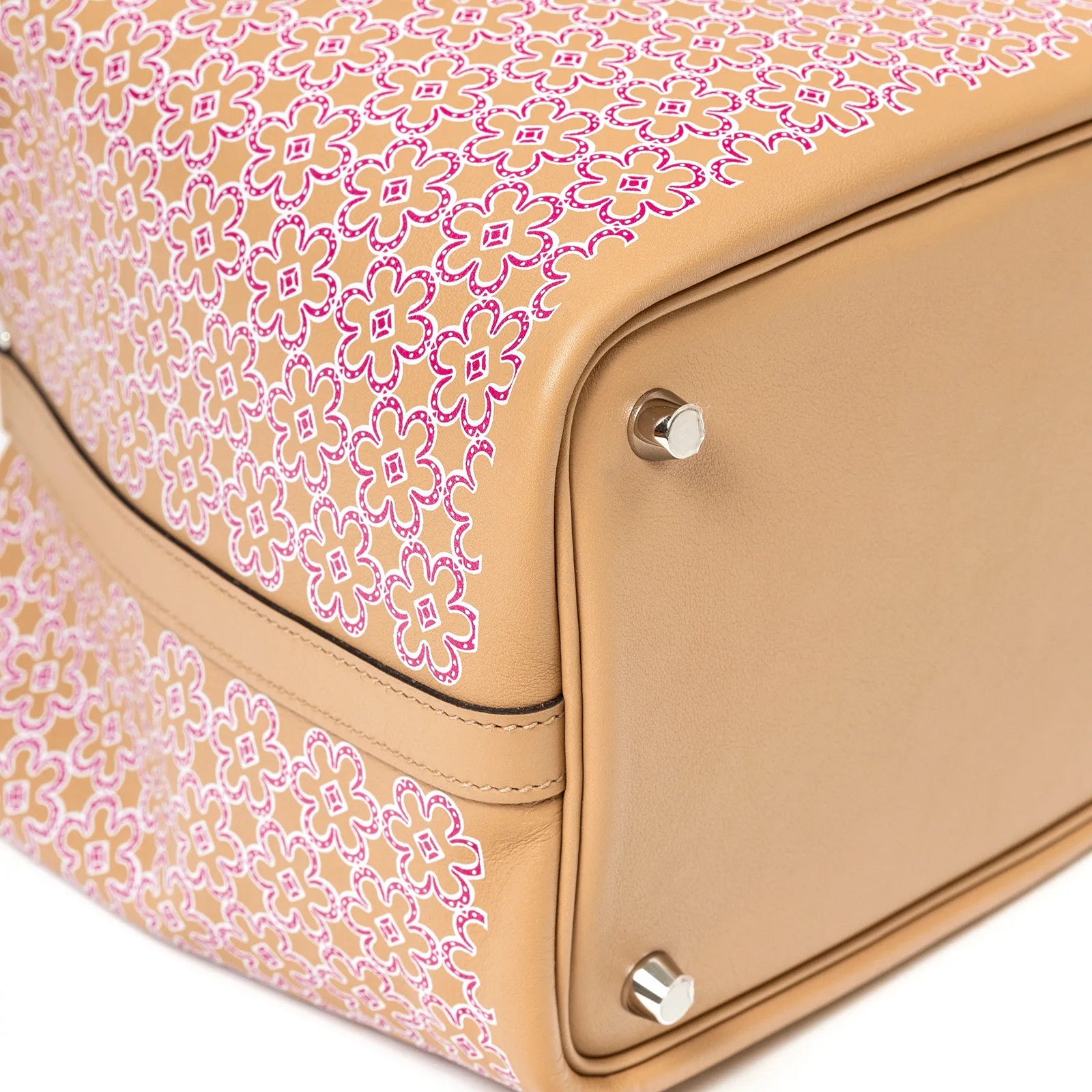 Hermès Picotin 18 Daisy Chai/Rose/Blanc Swift Palladium Hardware