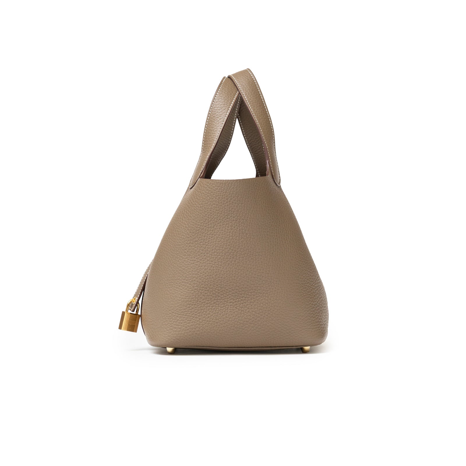 Hermès Picotin 18 Etoupe Clemence Gold Hardware