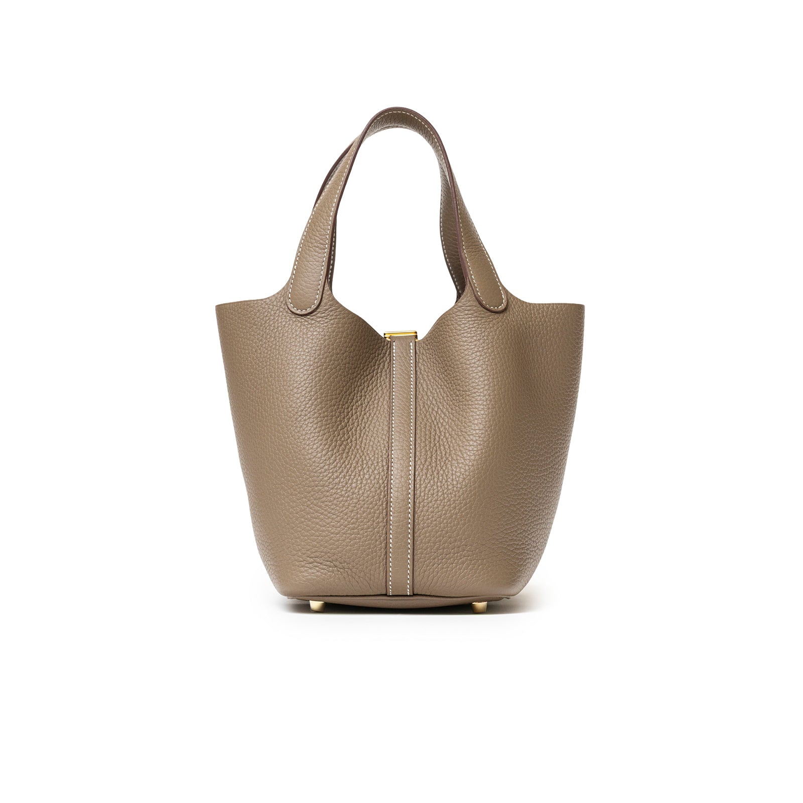Hermès Picotin 18 Etoupe Clemence Gold Hardware