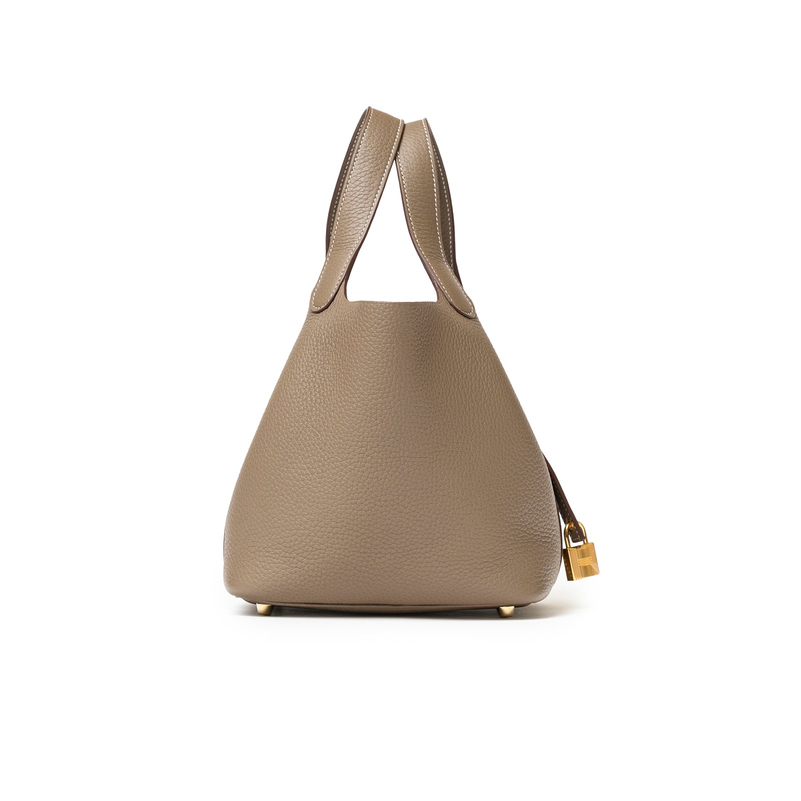 Hermès Picotin 18 Etoupe Clemence Gold Hardware