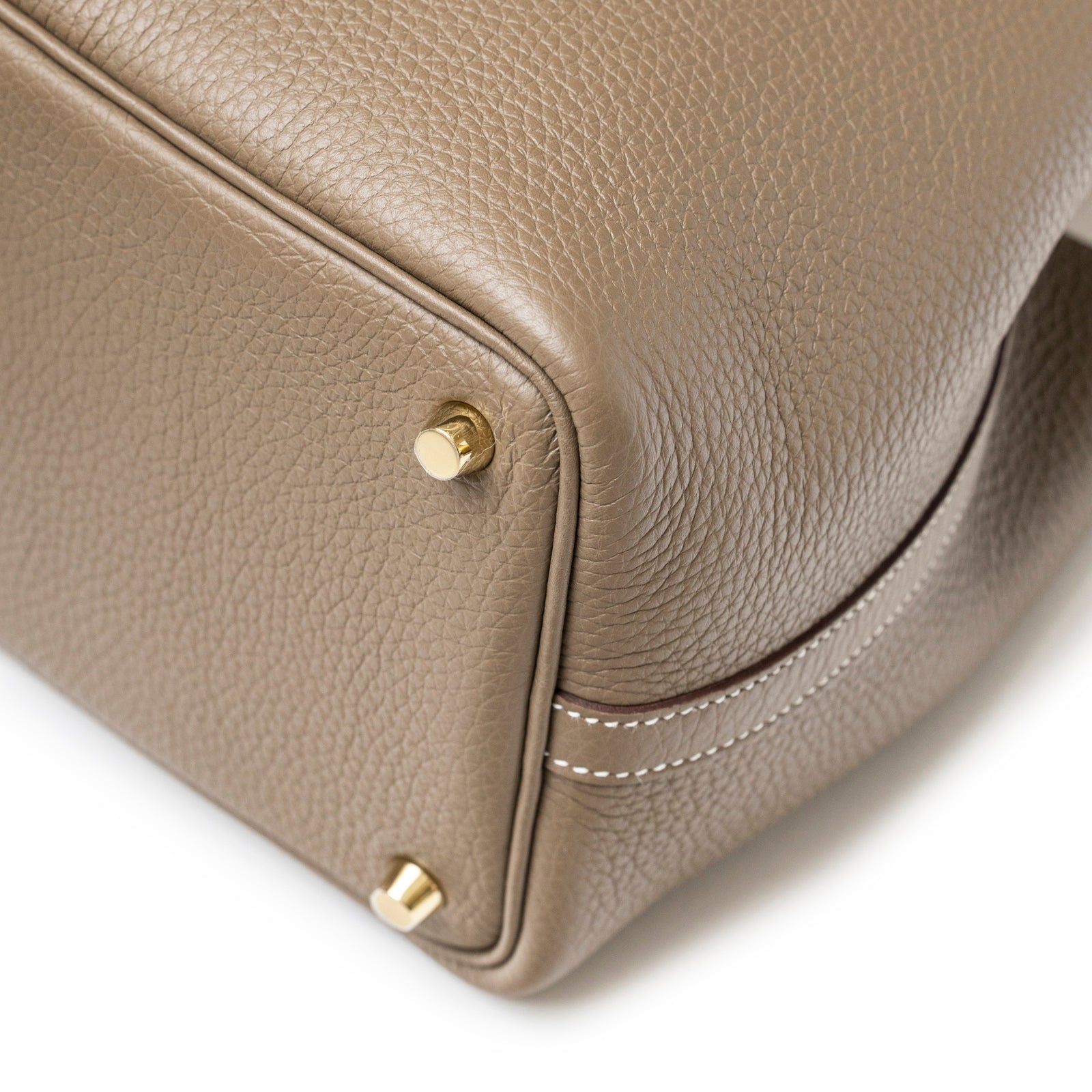 Hermès Picotin 18 Etoupe Clemence Gold Hardware