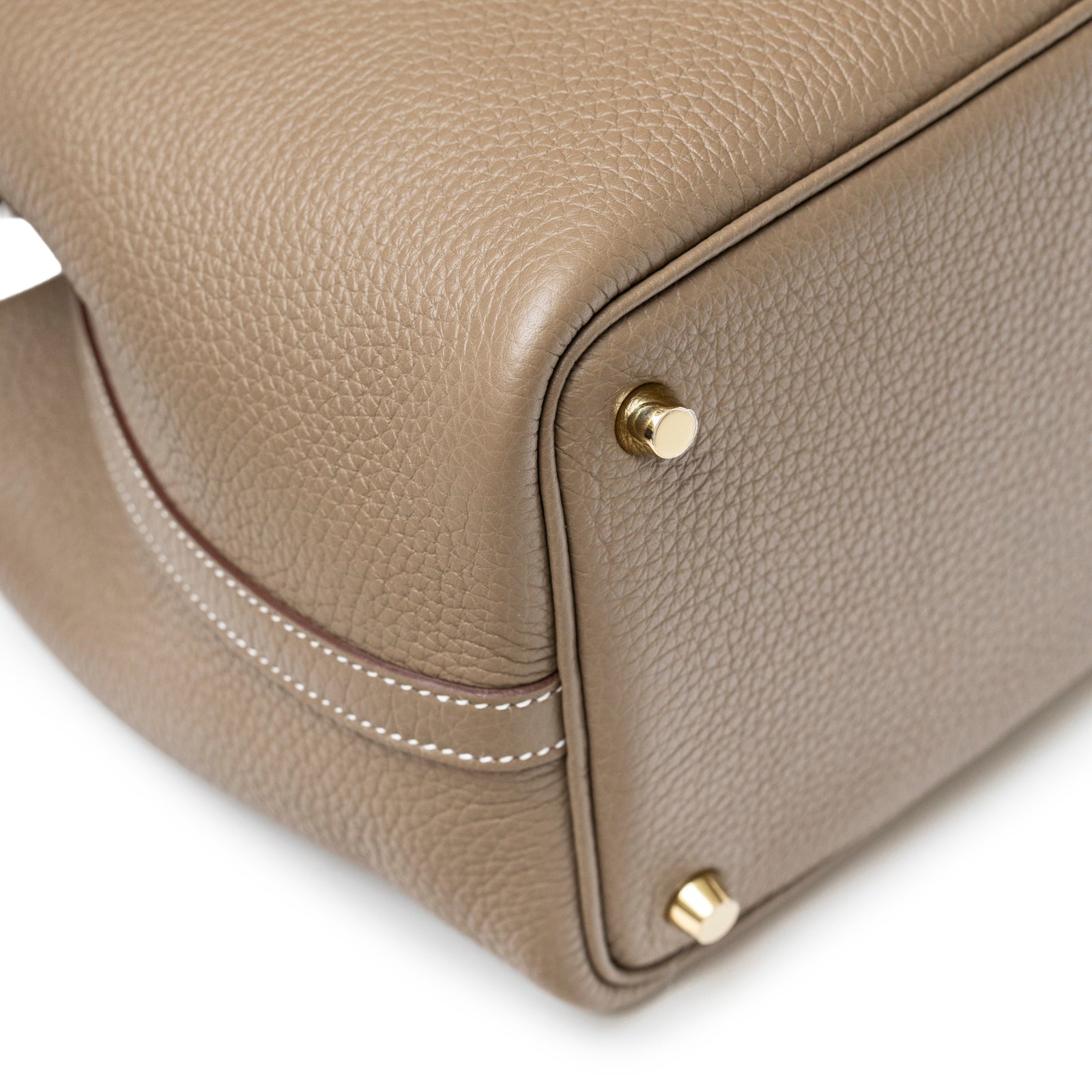 Hermès Picotin 18 Etoupe Clemence Gold Hardware